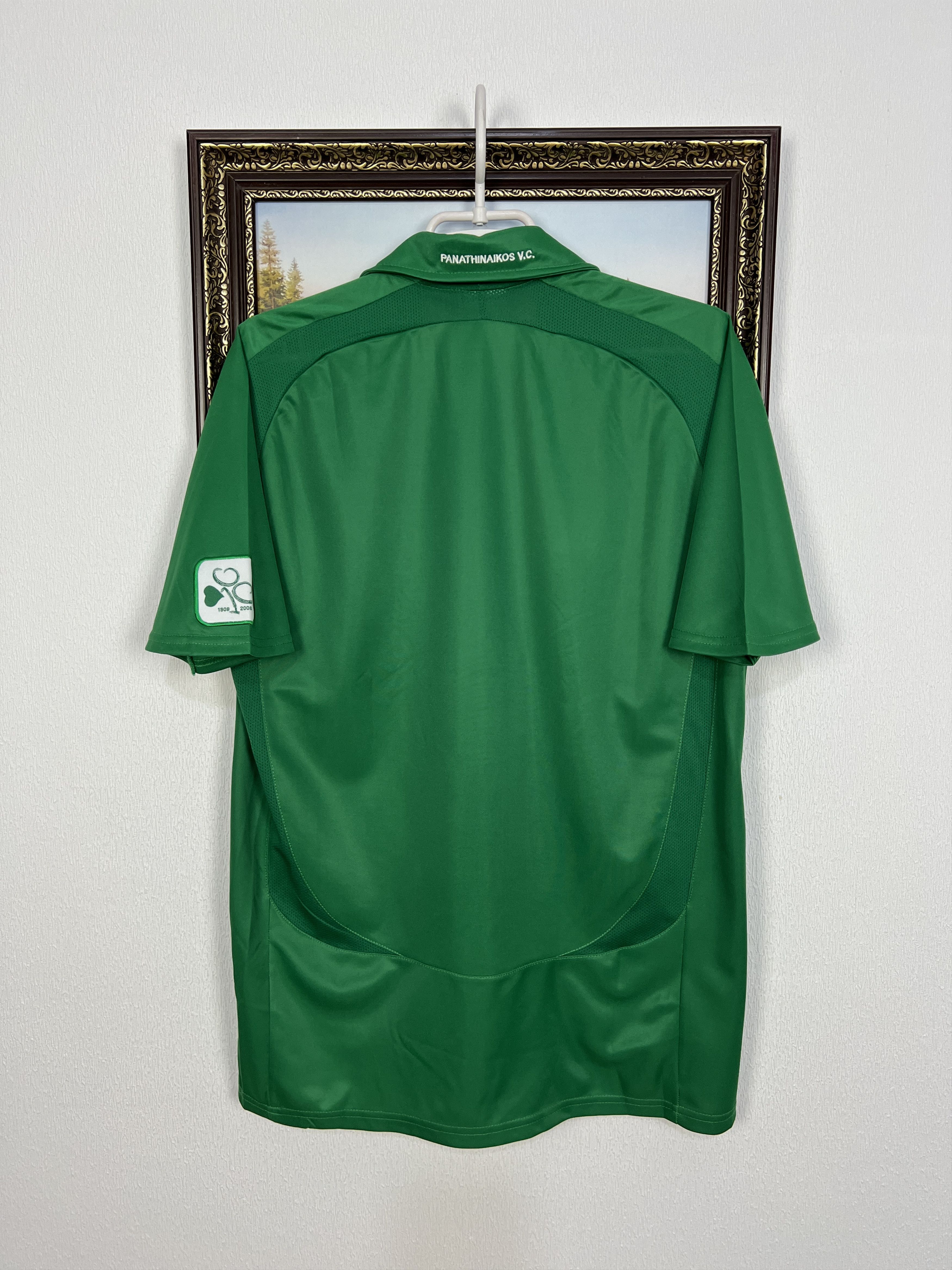 Adidas Panathinaikos Home football shirt 2008 Soccer Adidas Jersey Size US S / EU 44-46 / 1 - 12 Thumbnail