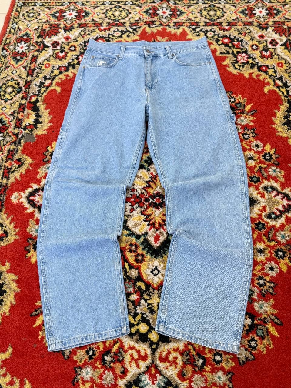 Japanese Brand baggy flared bootcut balenci style y2k hype jeans Size US 32 / EU 48 - 7 Thumbnail