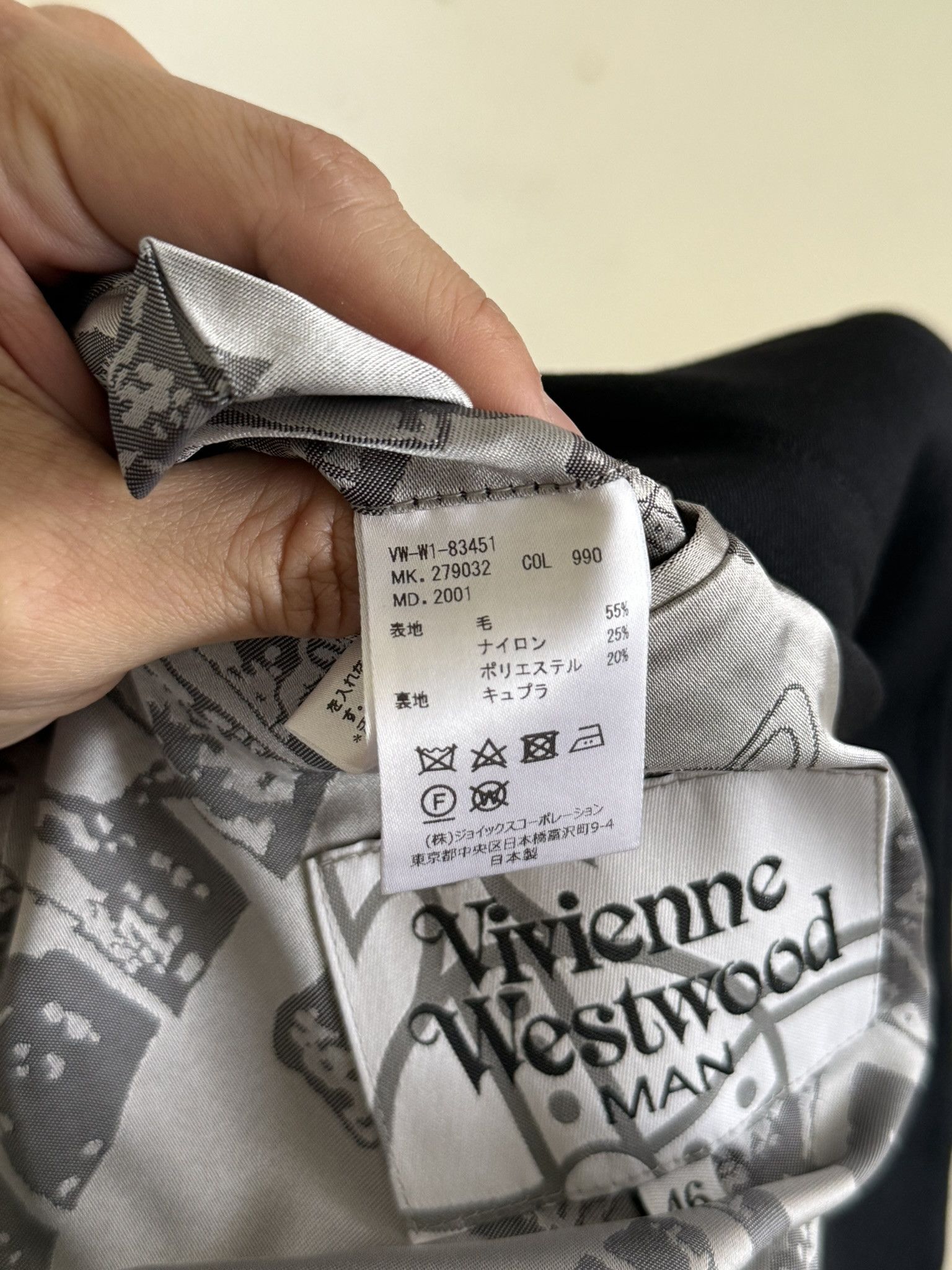 Vivienne Westwood Rare Assymetrical Suit with Trailing Sash XS Size 46R - 6 Thumbnail