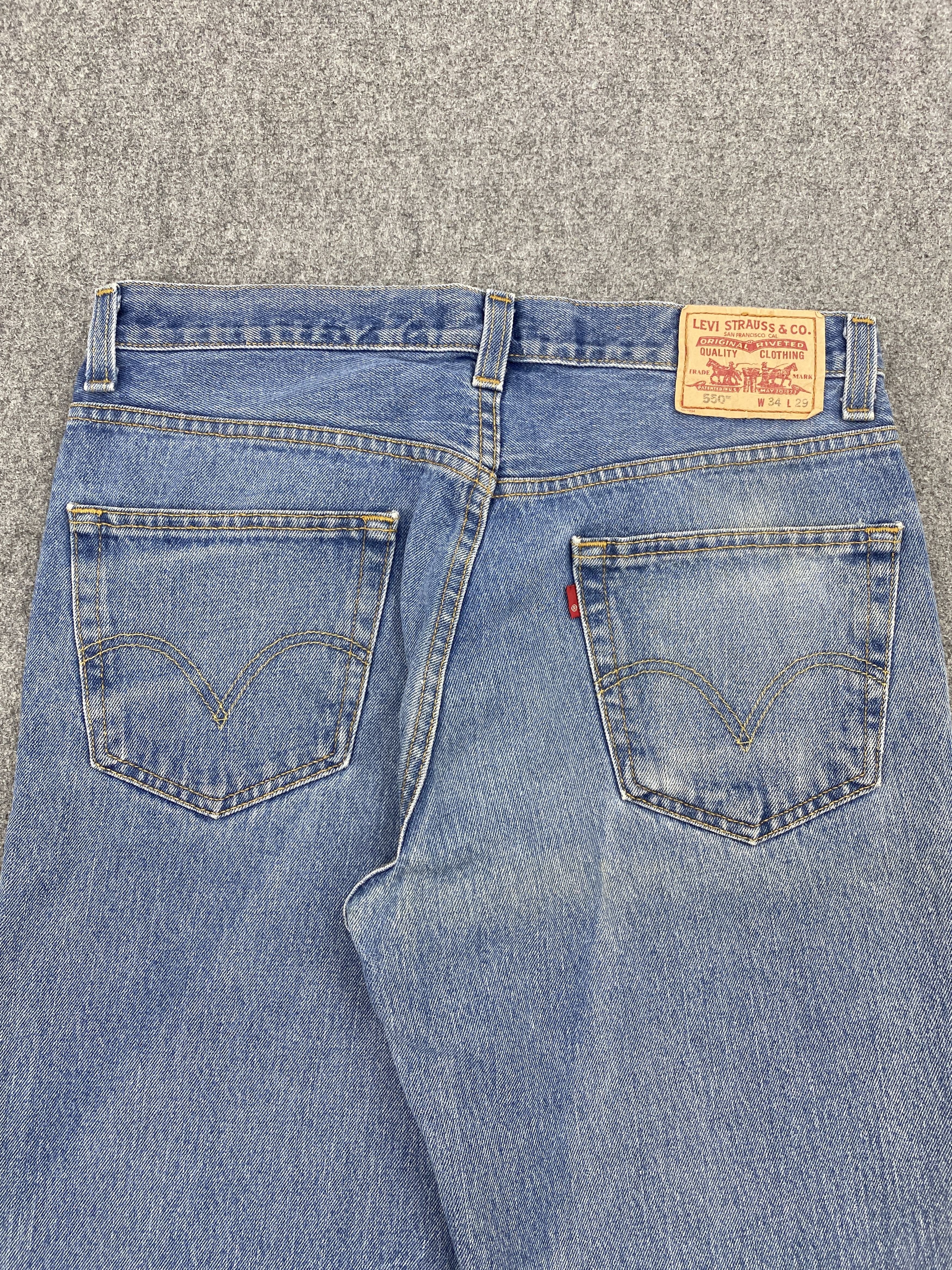 Levi's × Vintage Faded Blue Vintage Levis 550 Jeans Size US 33 - 4 Thumbnail