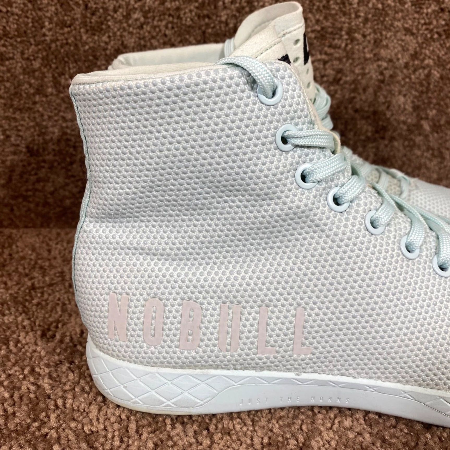 Vintage NOBULL No Bull Mens Womens Mint Green High Top Trainers Super Fabric Athletic Sneaker Size M / US 6-8 / IT 42-44 - 2 Thumbnail
