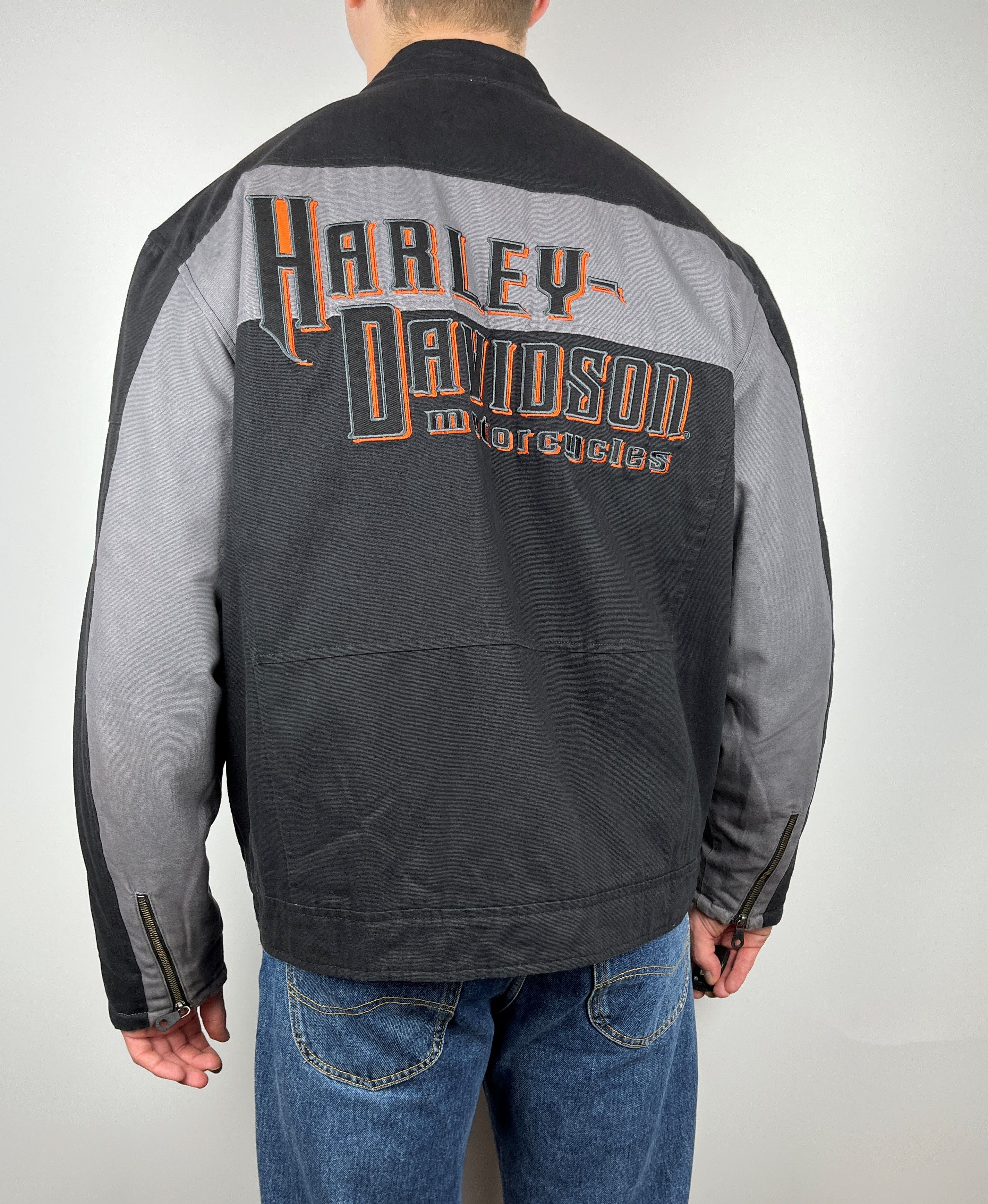 Harley Davidson × Indian Motorcycle Harley-Davidson Vintage Motorcycles Jacket 00's Racing Y2K Size US XL / EU 56 / 4 - 1 Thumbnail