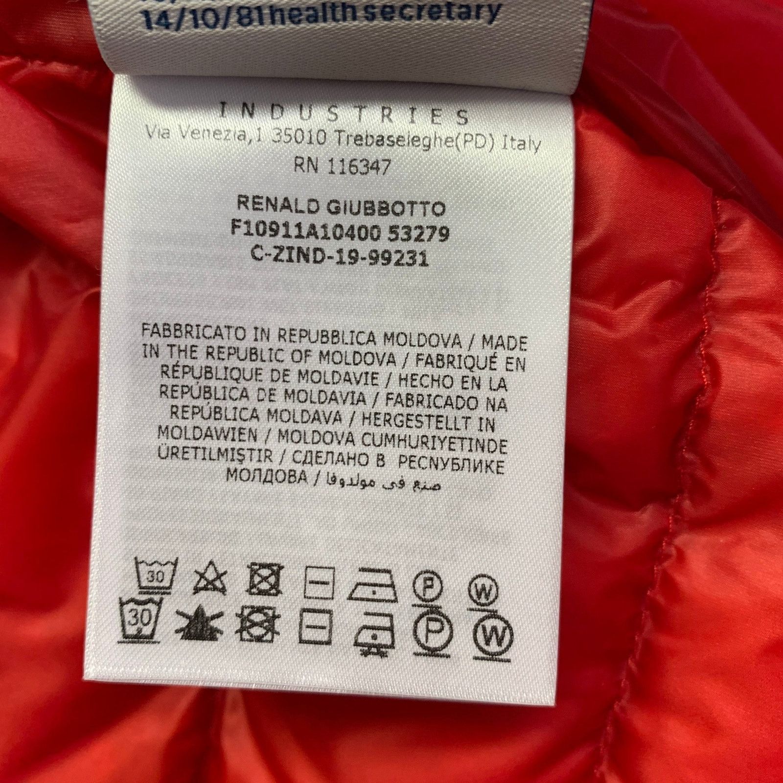 Moncler MONCLER Size XXXL Renald Red White Blue Quilted Nylon Jacket Size US XXL / EU 58 / 5 - 12 Thumbnail