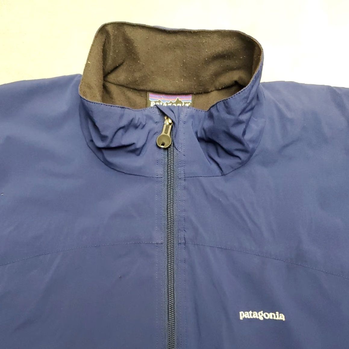 Patagonia Patagonia Jacket Mens XL Blue Fleece Lined Softshell Outdoor Full Zip Windbreaker Size US XL / EU 56 / 4 - 3 Thumbnail