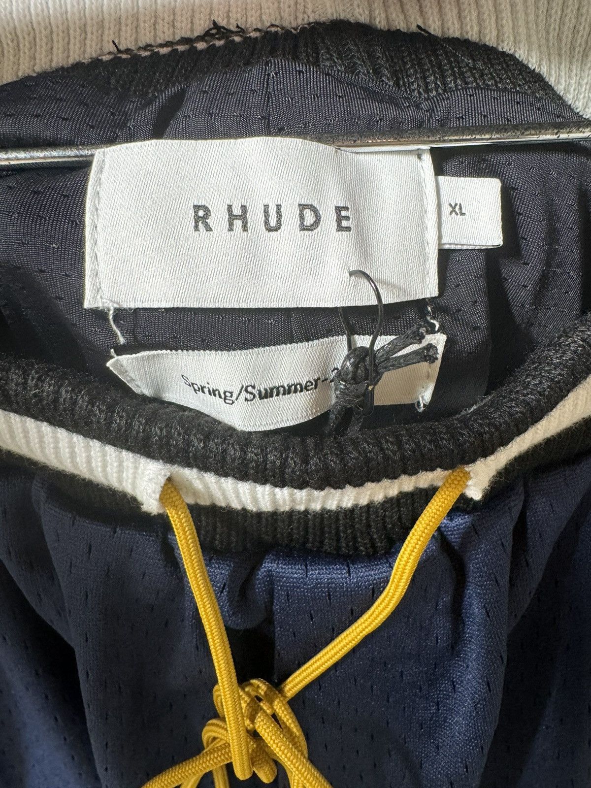 Rhude (NEW) RHUDE Court Logo Shorts Blue Size US 36 / EU 52 - 4 Thumbnail