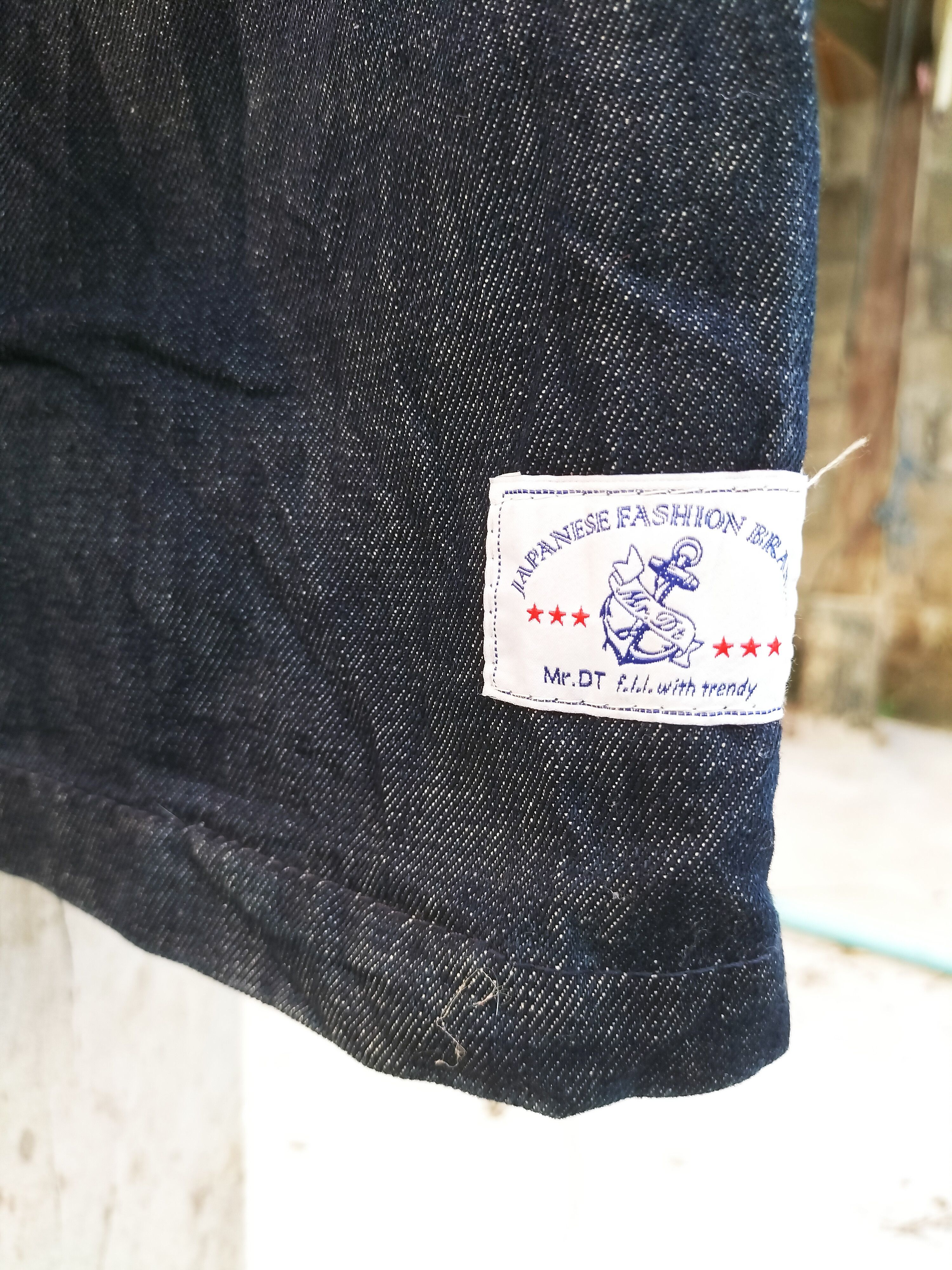 Japanese Brand Vintage Mr. DT Denim Yukata Navy Fashion Workwear Bluenavy Size US M / EU 48-50 / 2 - 4 Thumbnail