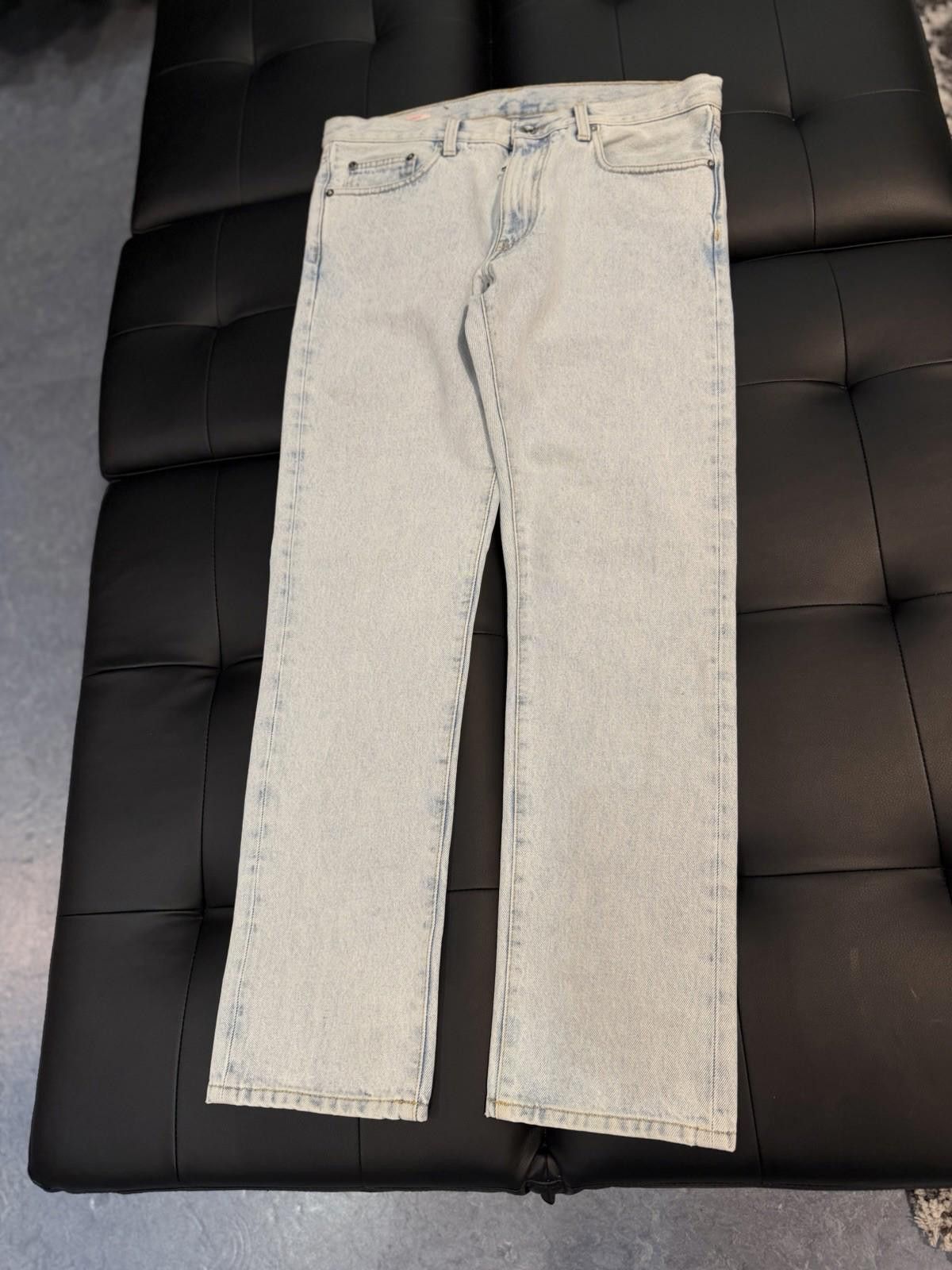 Off-White Off White c/o Virgil Abloh Jeans Men 31x30 Diagonal Stripe Size US 31 - 1 Thumbnail
