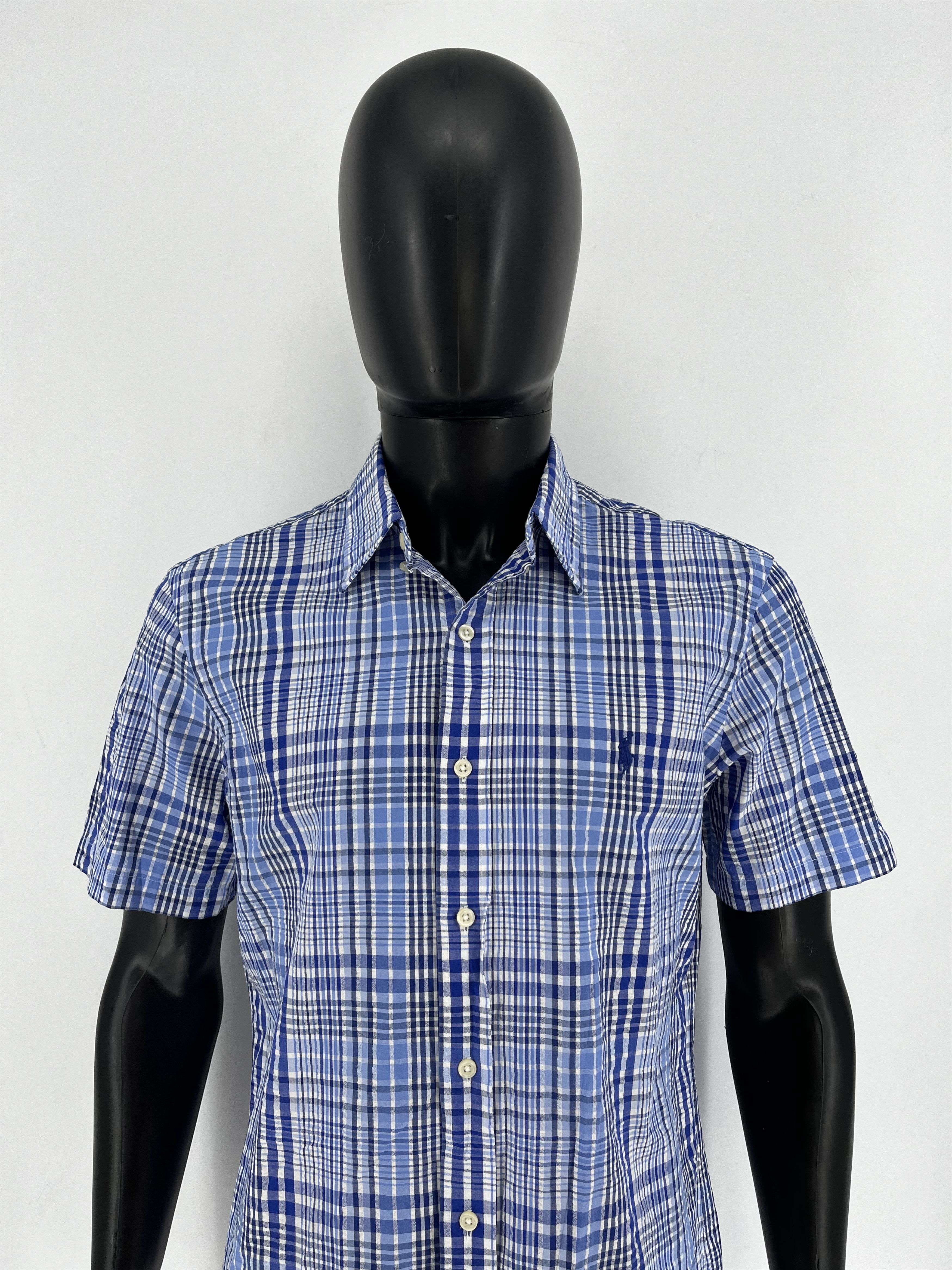 Polo Ralph Lauren Vintage y2k Polo Ralph Lauren Plaid Blake Cotton Flannel Size US M / EU 48-50 / 2 - 2 Thumbnail