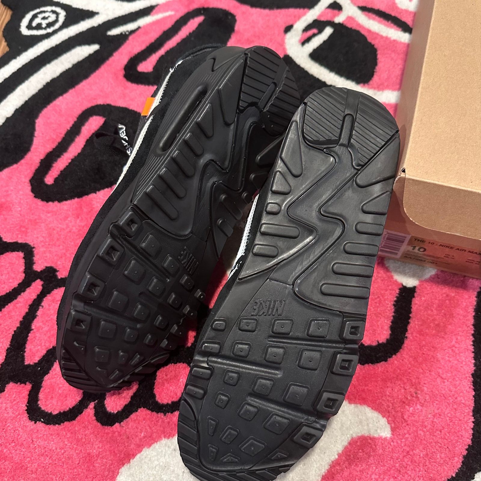 Off-White Nike Air Max 90 Off-White “Black” - Size 10 - Brand New Size US 10 / EU 43 - 7 Thumbnail