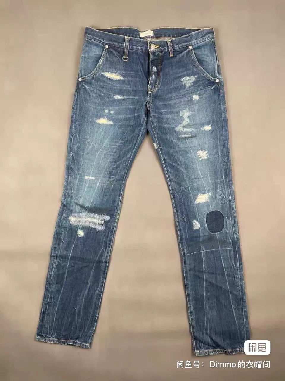 Sophnet. Sophnet X-146 Damaged Japanese Denim Size US 30 / EU 46 - 1 Thumbnail