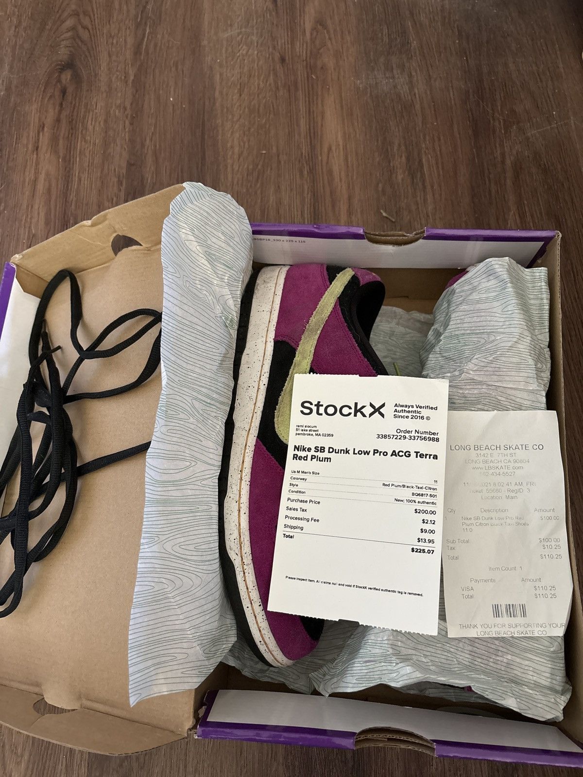 Nike Nike SB dunk low ACG TERRA RED PLUM Size US 11 / EU 44 - 7 Thumbnail