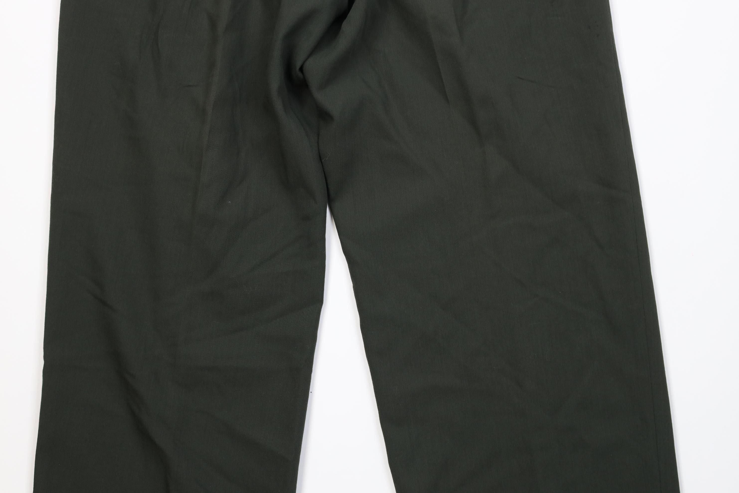 Vintage Vintage 90s Streetwear Wool Blend Knit Wide Leg Chino Pants Size US 32 / EU 48 - 13 Thumbnail