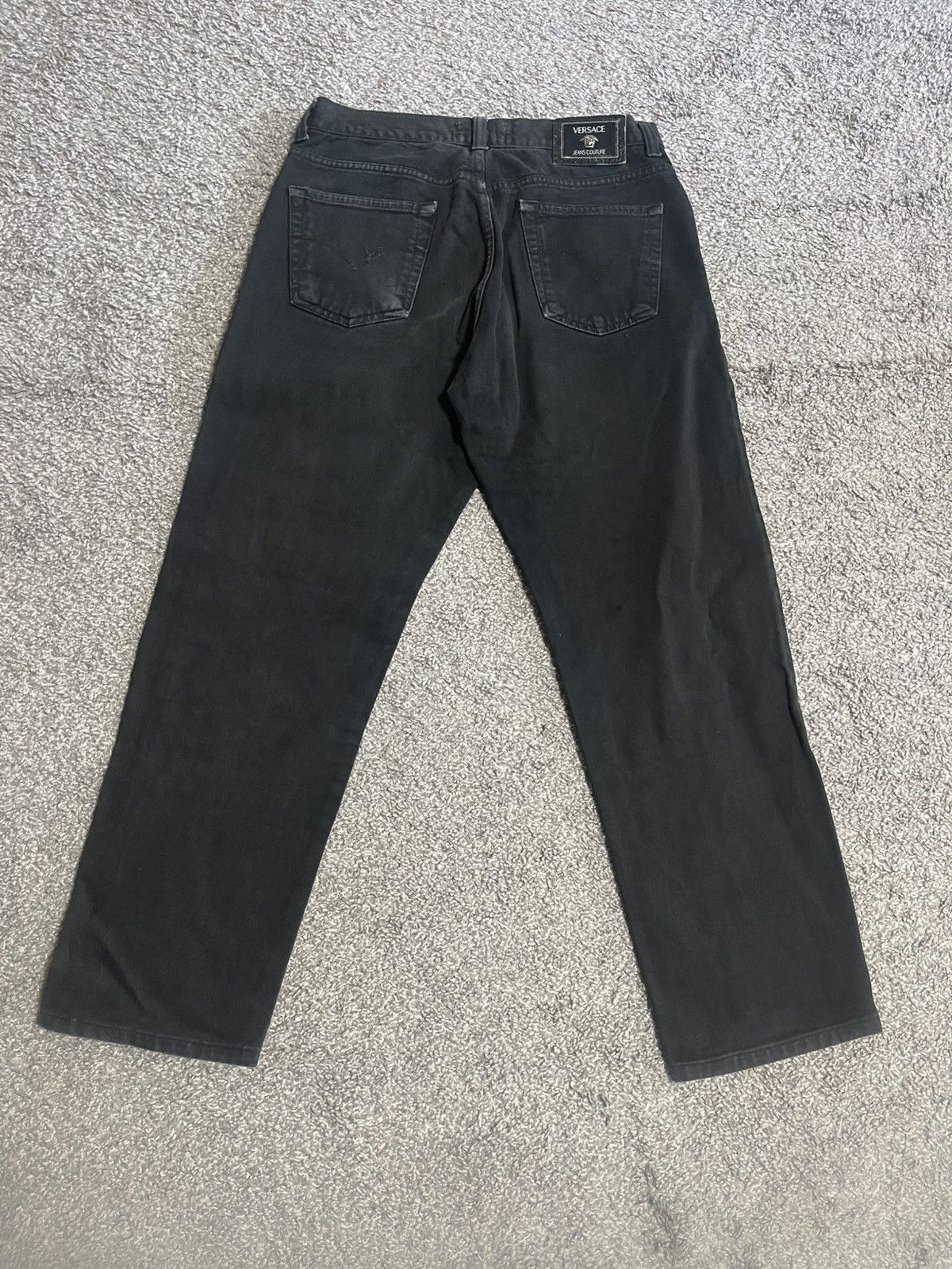 Versace Jeans Couture × Vintage VERSACE JEANS COUTURE VINTAGE MEDUSA BLACK EDITION SIZE 36 Size US 34 / EU 50 - 1 Thumbnail