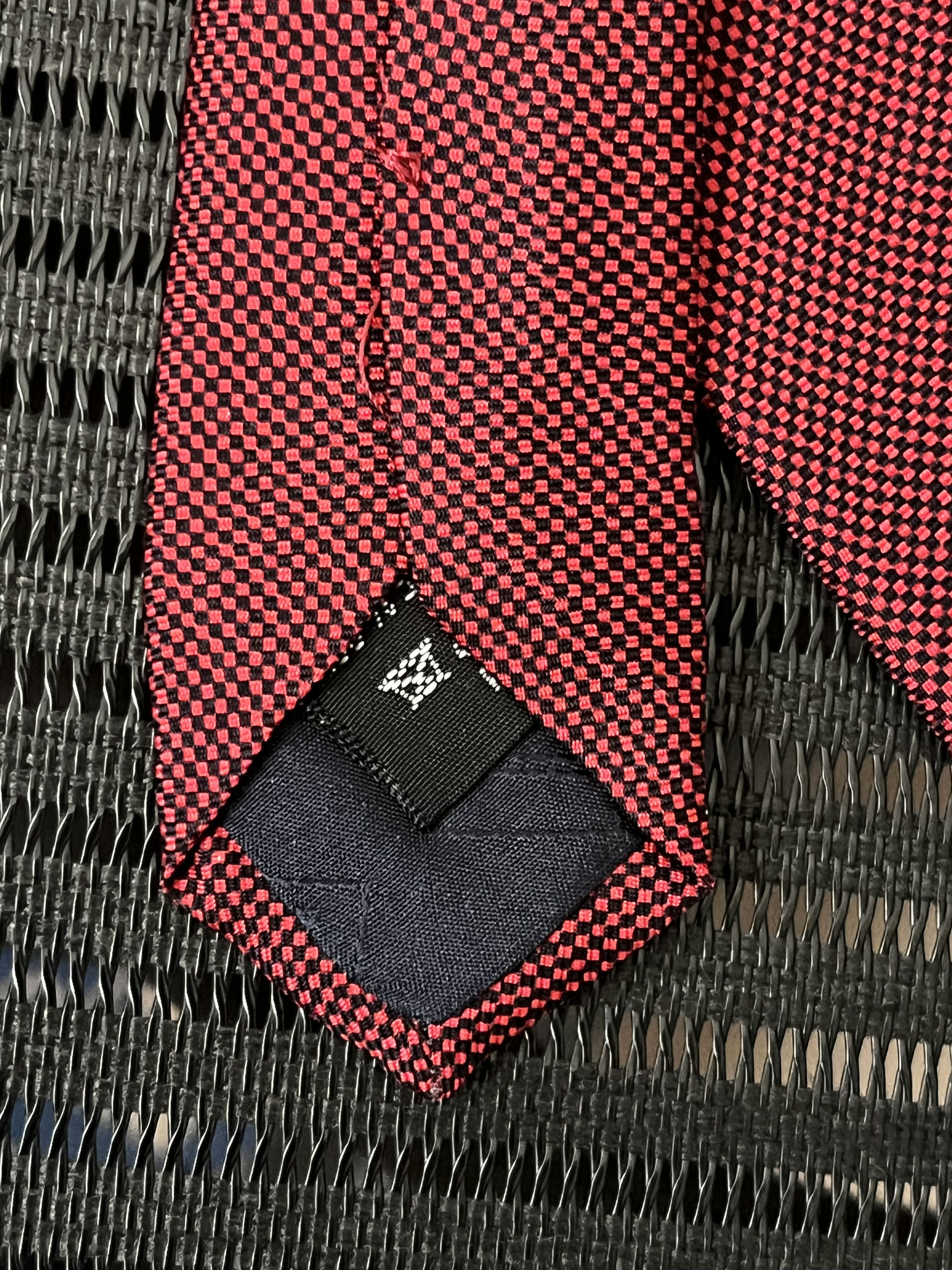 Alfred Dunhill Dunhill red silk tie Size ONE SIZE - 5 Thumbnail