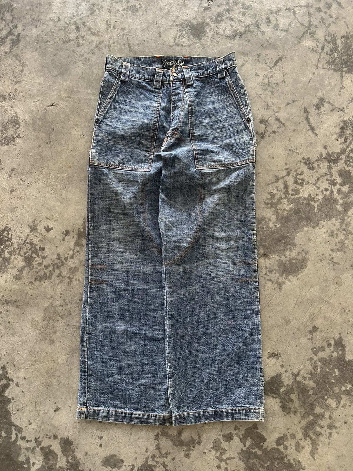 If Six Was Nine × Japanese Brand × Le Grande Bleu (L.G.B.) Rethirst Baggy Jeans With 6 Pockets Size US 29 - 1 Thumbnail