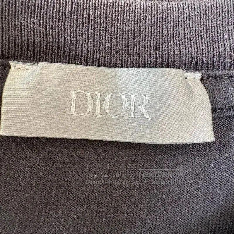 Dior Dior Black Cotton Logo Short Sleeve T-Shirt . Size US S / EU 44-46 / 1 - 7 Thumbnail