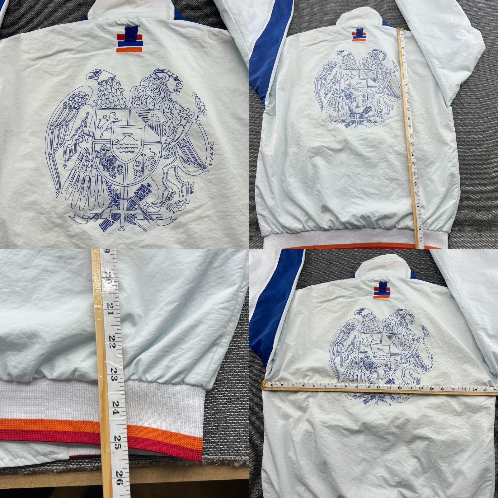 Nike Nike Armenia Olympic Track Jacket Mens L White Full Zip Bosco Forward 90s Vintage Style Size US L / EU 52-54 / 3 - 9 Thumbnail