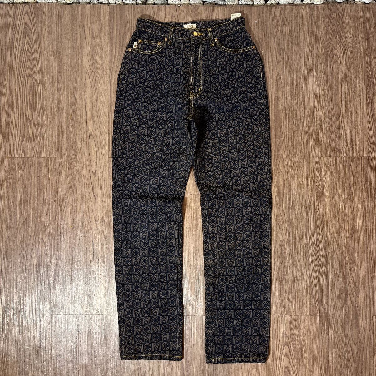 MCM MCM Legere Vintage Monogram Denim Size US 26 / EU 42 - 1 Thumbnail