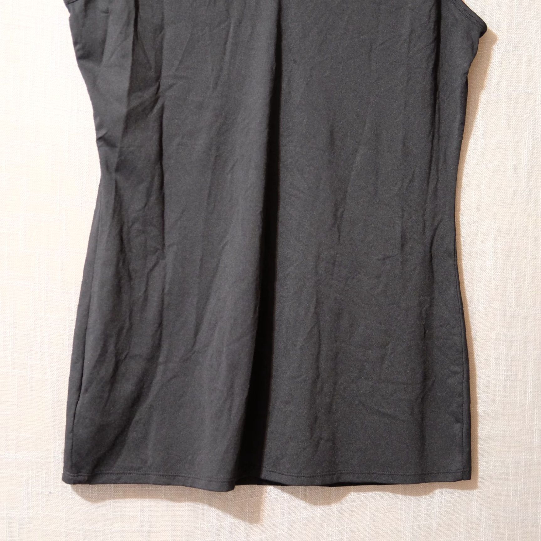 Vintage Nwot! Maurices Black Tank Top Cami Scoop Neck Stretch Women's L Tank Tshirt Camisole Shirt Size L / US 10 / IT 46 - 6 Thumbnail