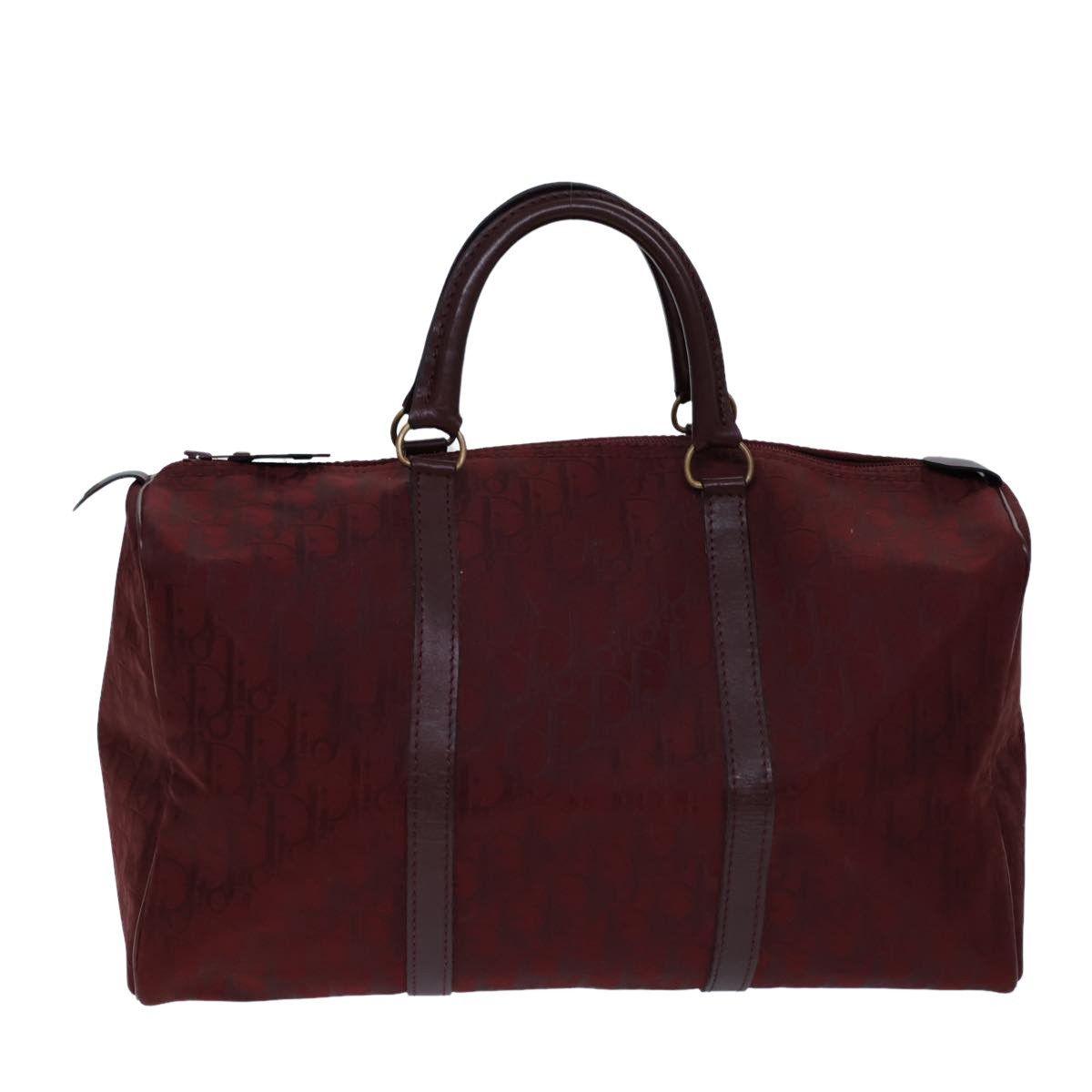 Dior Trotter Burgundy Canvas Travel Bag (Pre-Owned) Size ONE SIZE - 1 Thumbnail