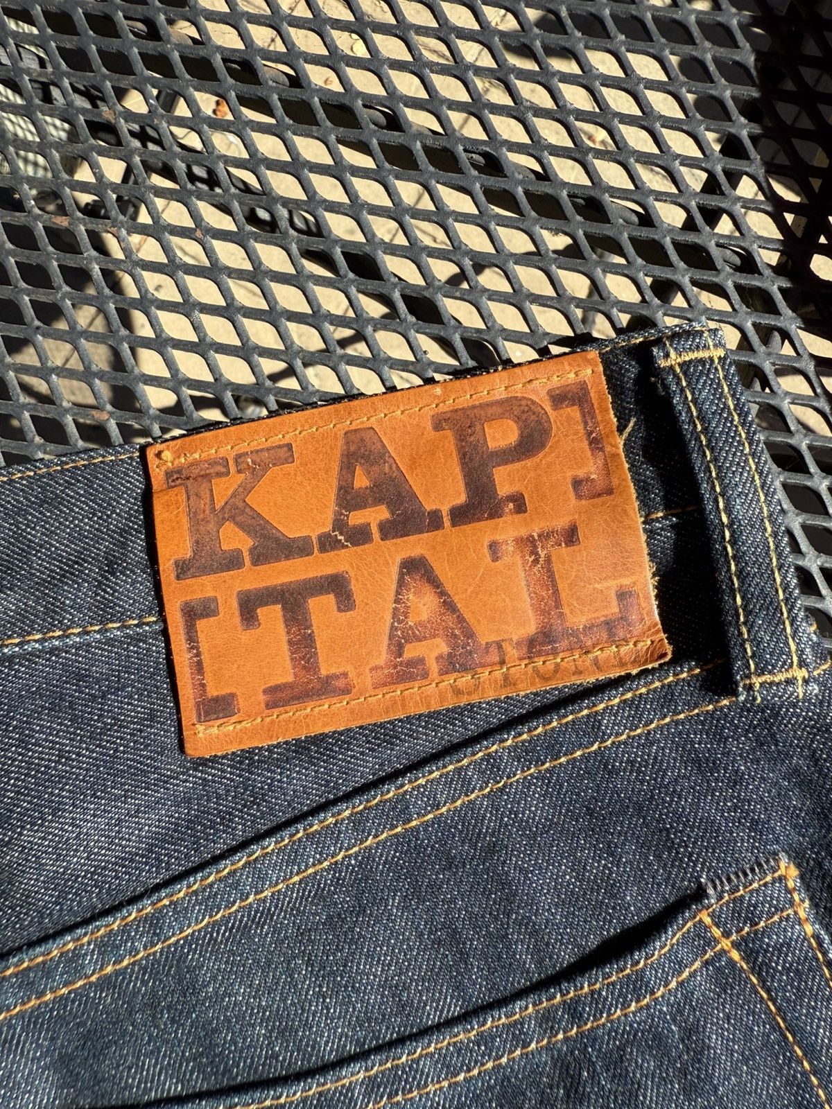 Kapital Kapital Blue Darkwash Denim Size US 33 - 3 Thumbnail