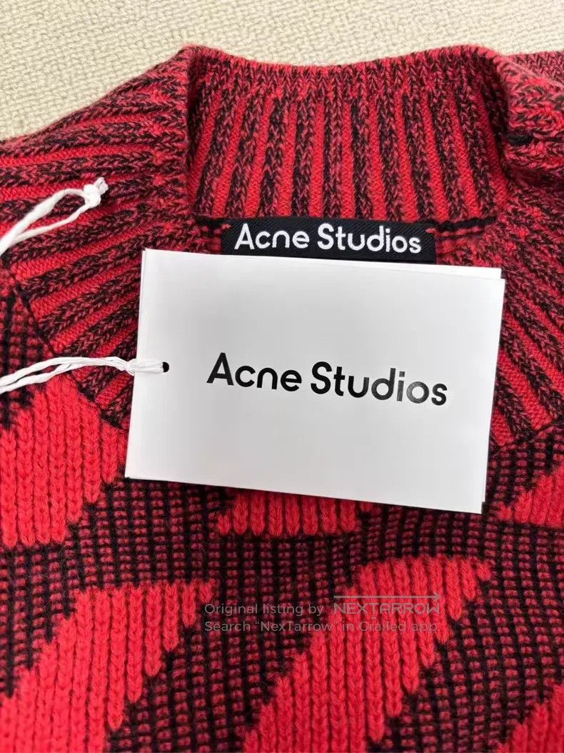 Acne Studios Acne Studios Face Expression Long Sleeve Wool Printed Roun Size US M / EU 48-50 / 2 - 4 Thumbnail