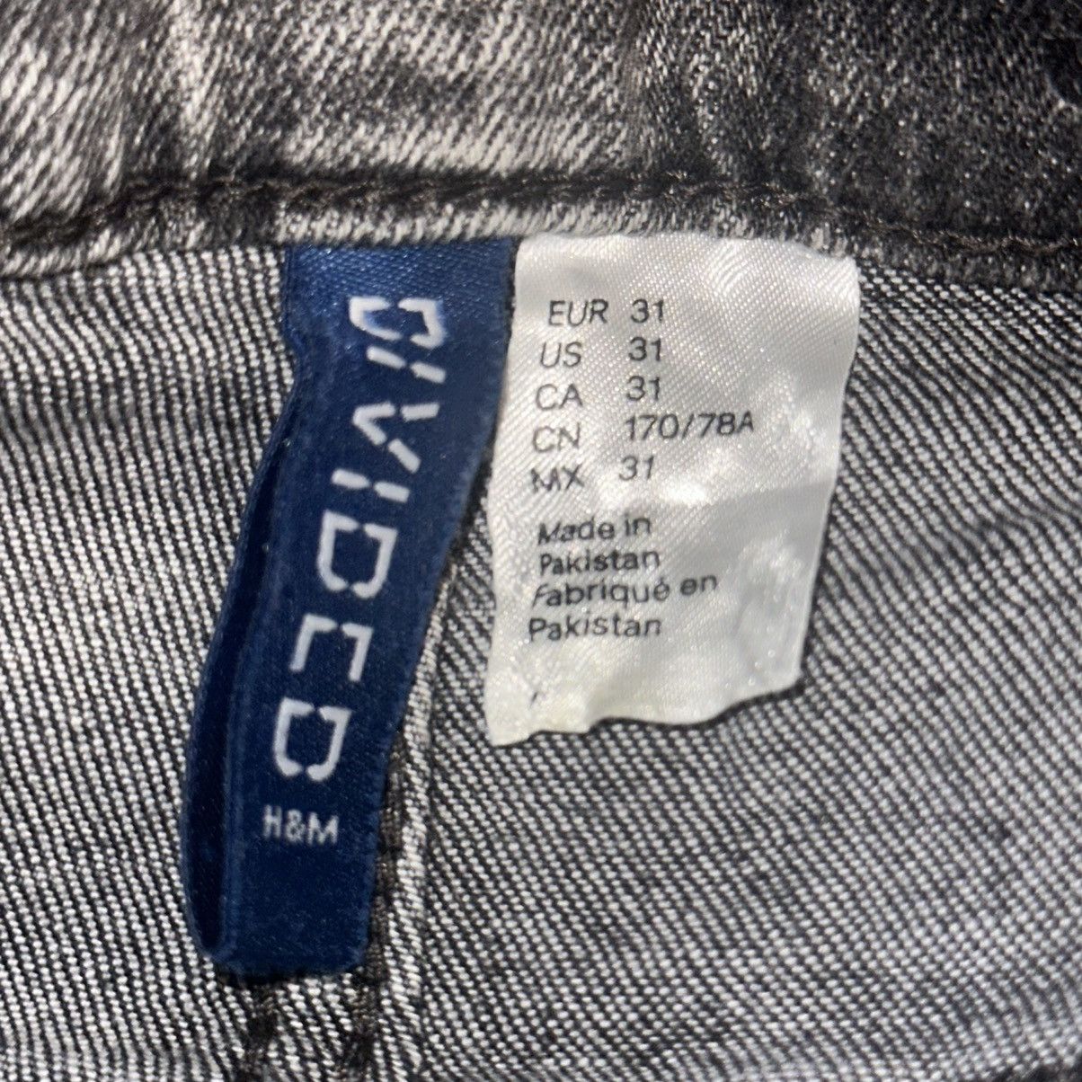 Divided Divided gray skinny moto button fly jeans Size US 31 - 5 Thumbnail