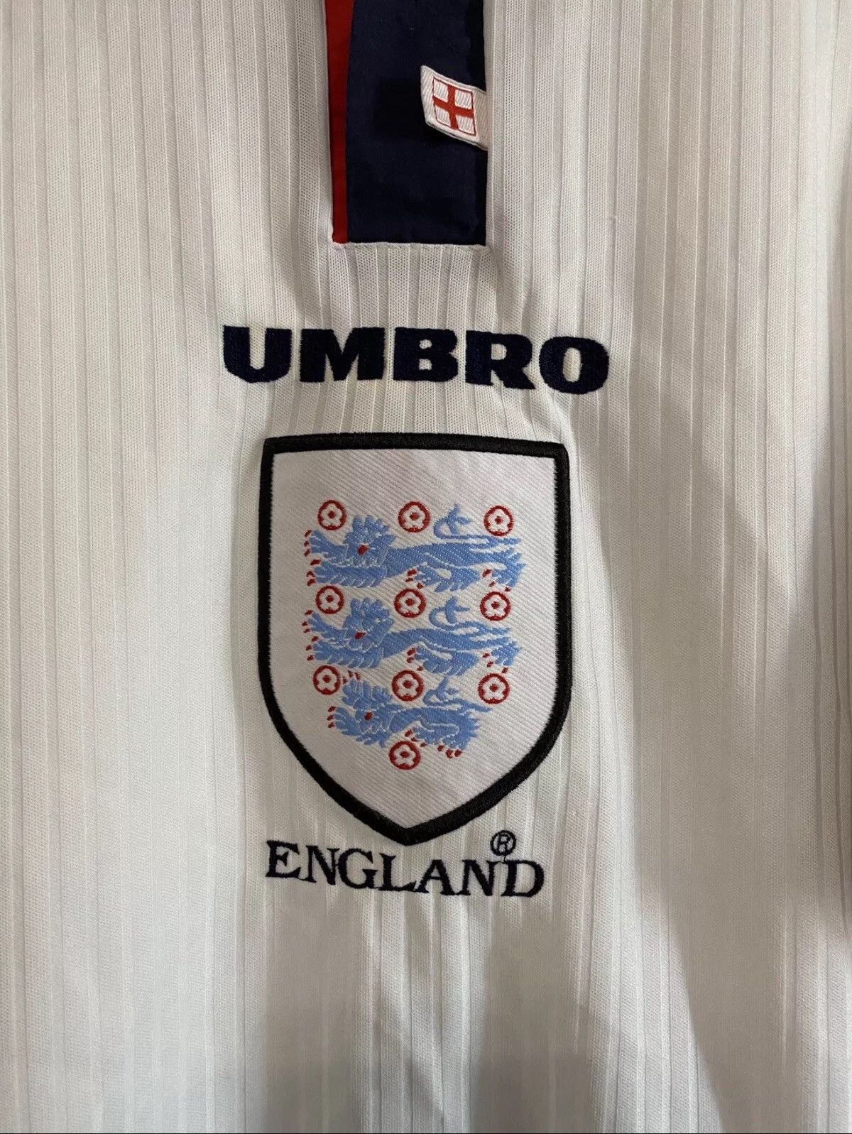 Umbro Umbro England Jersey 1997-1999 Home Sz XL Blockcore Size US XL / EU 56 / 4 - 3 Thumbnail