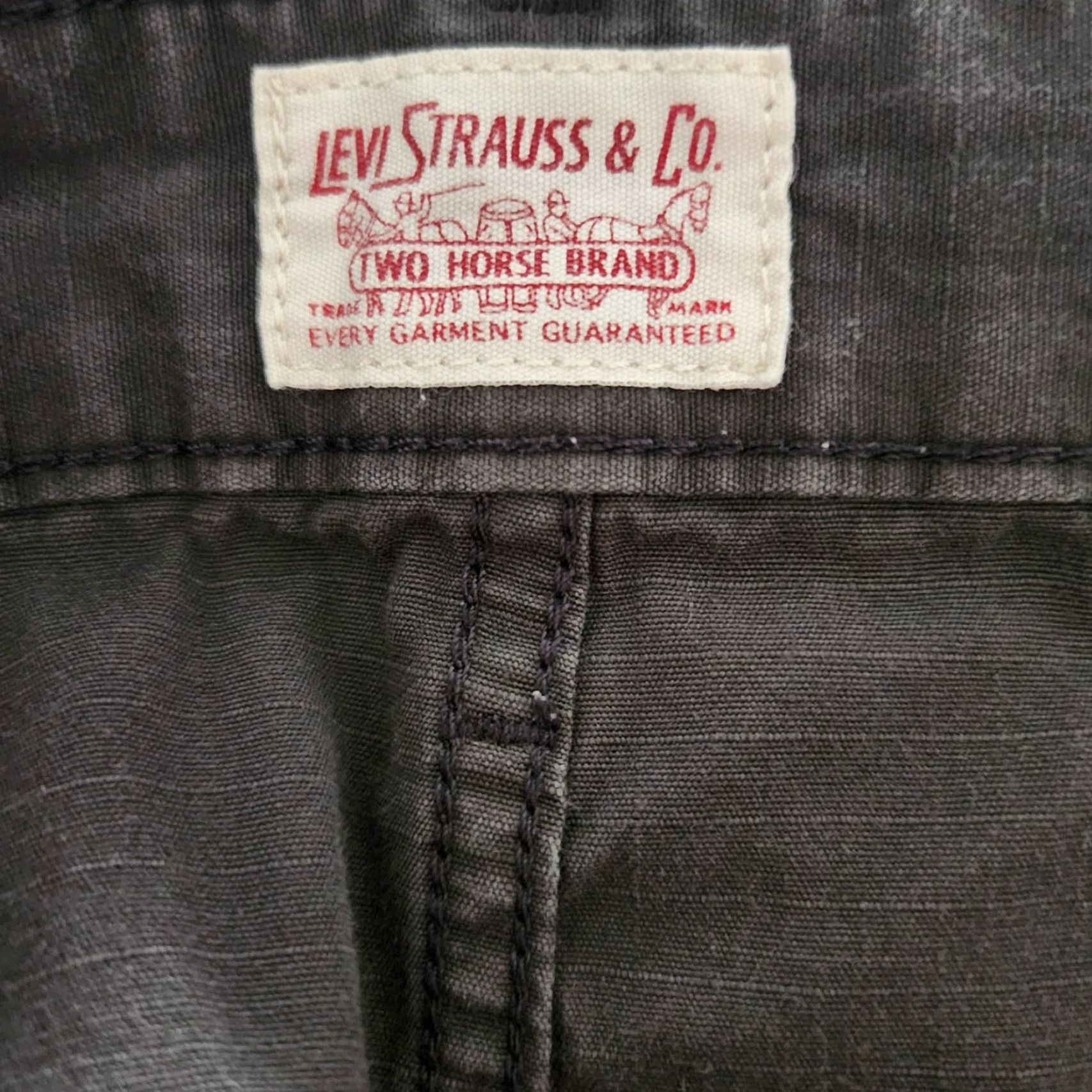 Levi's Levi's Shorts Mens 44 Gray Carrier Ripstop Cargo Cotton Outdoor 9" Ins. Casual Cargo Pocket Belt Loops Regular Inseam 9" Size US 44 / EU 60 - 5 Thumbnail