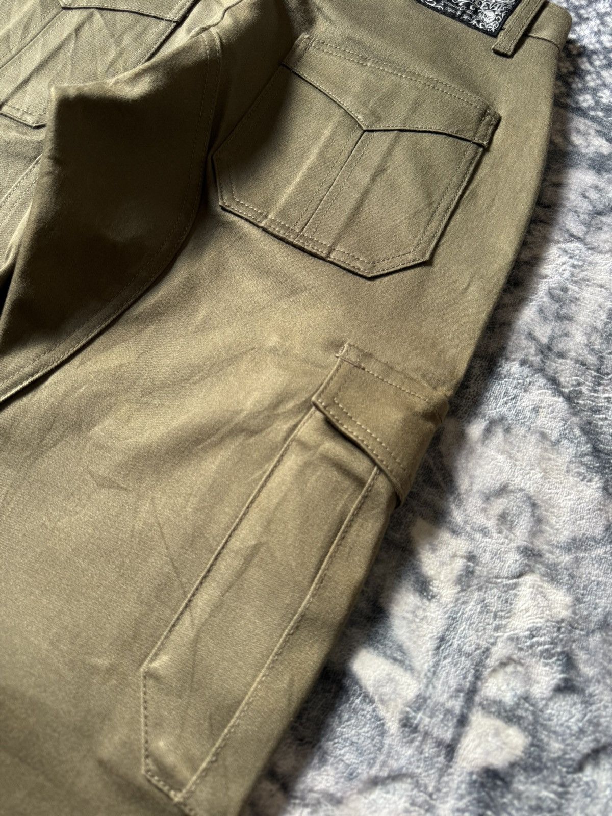 Hysteric Glamour × Japanese Brand Loaded Live Evil Flared Zip Up Ankle Cargo Pants Japan Made Size US 30 / EU 46 - 14 Thumbnail