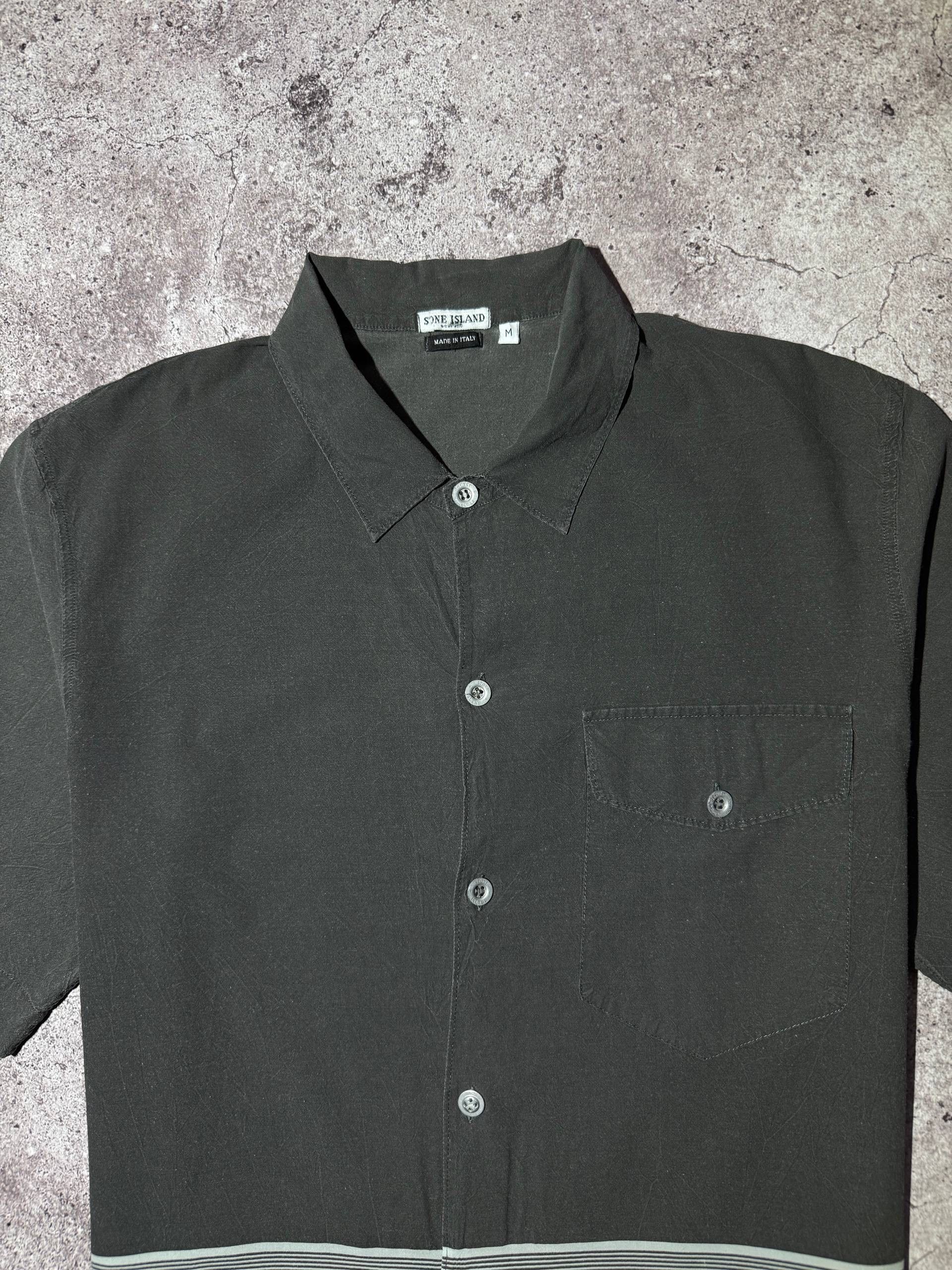 Stone Island Stone Island Marina Vintage Button Down Short Sleeve Shirt Size US M / EU 48-50 / 2 - 8 Thumbnail