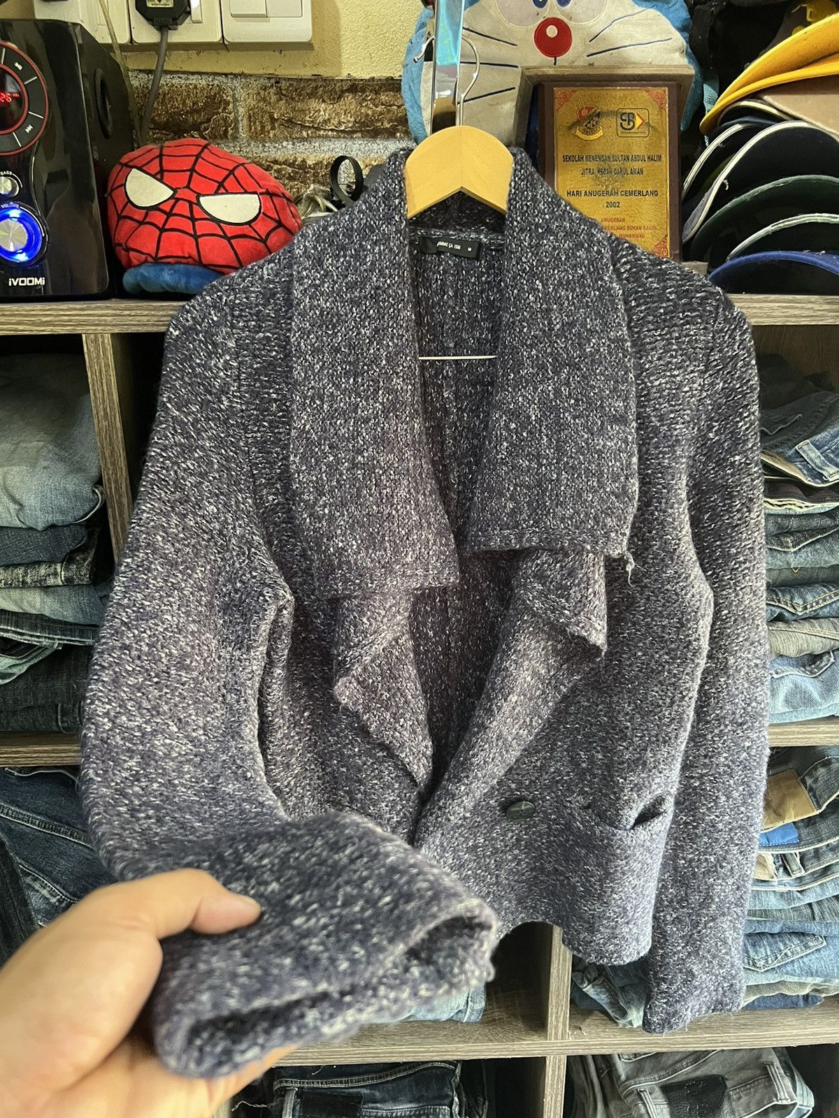 Comme Ca Ism 🔥Comme Ca Ism Shawl Collar Knit Jacket Size M / US 6-8 / IT 42-44 - 9 Thumbnail