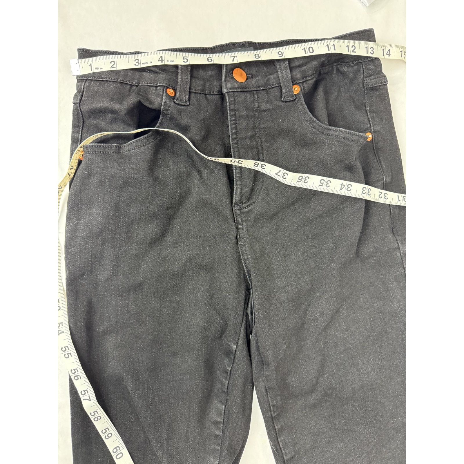 Other Universal Standard Mid-Rise Flare Jeans Black Wide Grunge Size 30" / US 8 / IT 44 - 4 Thumbnail