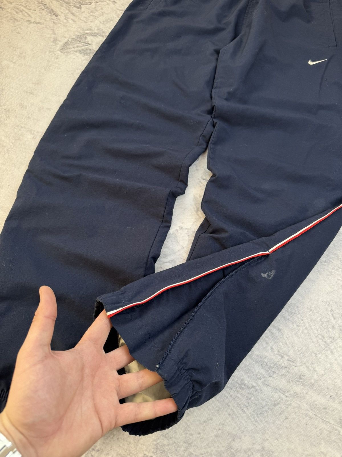 Nike × Vintage NIKE VINTAGE BASIC LOGO OVERSIZE BAGGY PANTS Size US 34 / EU 50 - 3 Thumbnail