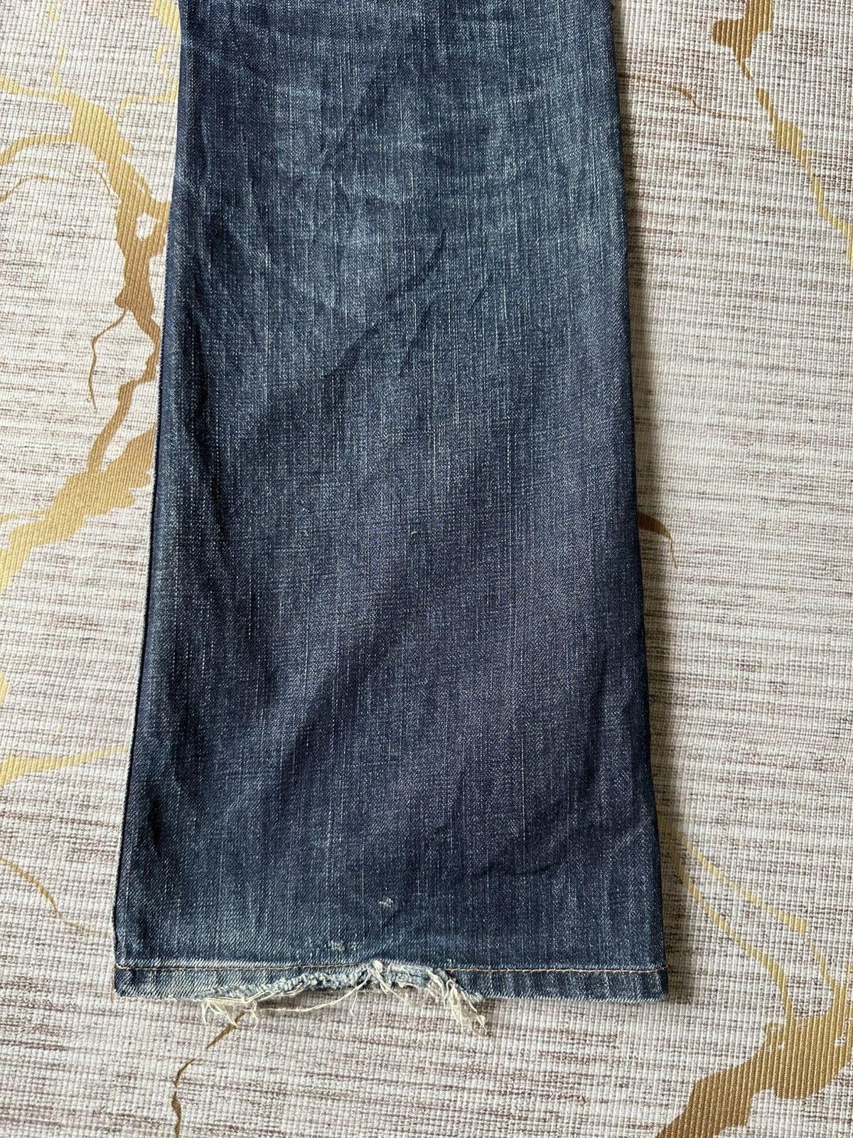 Levi's Vintage Clothing FLARE Levi’s 507 Distressed Denim Size US 31 - 15 Thumbnail