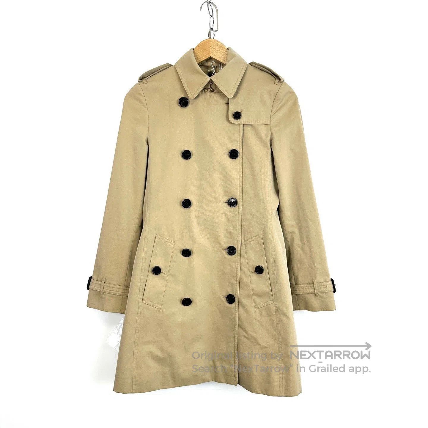 Burberry Burberry Brown Double-Breasted Trench Coat. Size M / US 6-8 / IT 42-44 - 1 Thumbnail