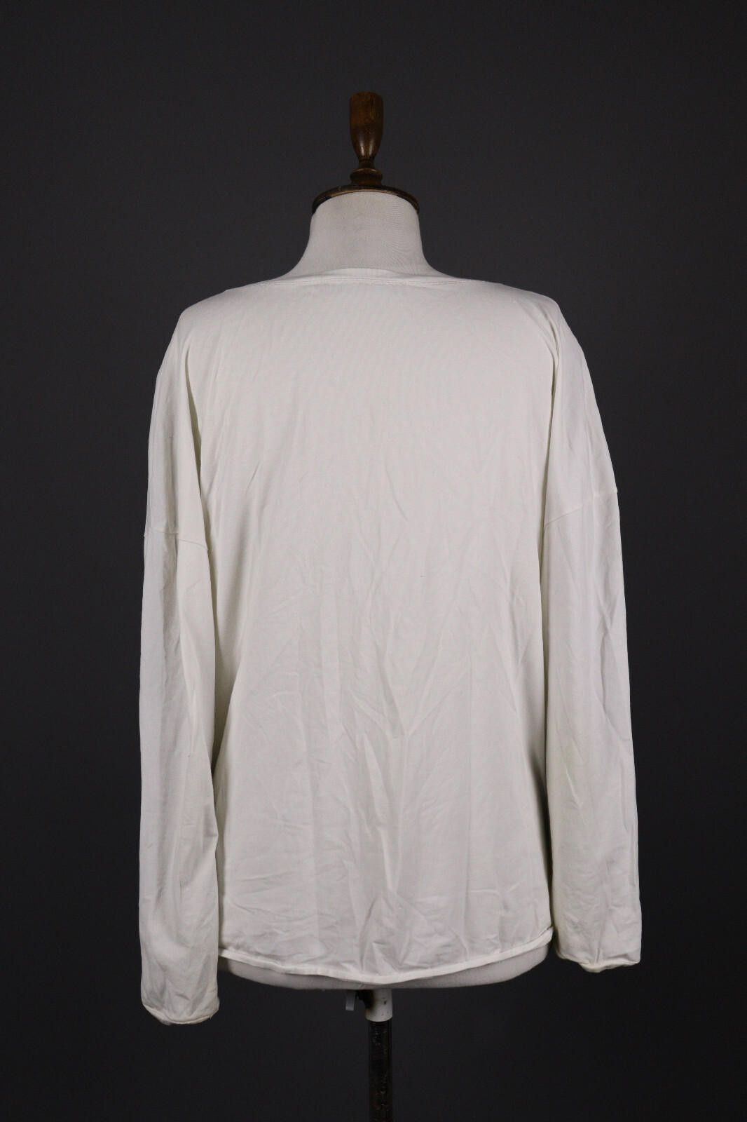 Bottega Veneta Bottega by Elisa Cavaletti White Printed Top Shirt Size XXL Size XXL / US 16-18 / IT 52-54 - 6 Thumbnail