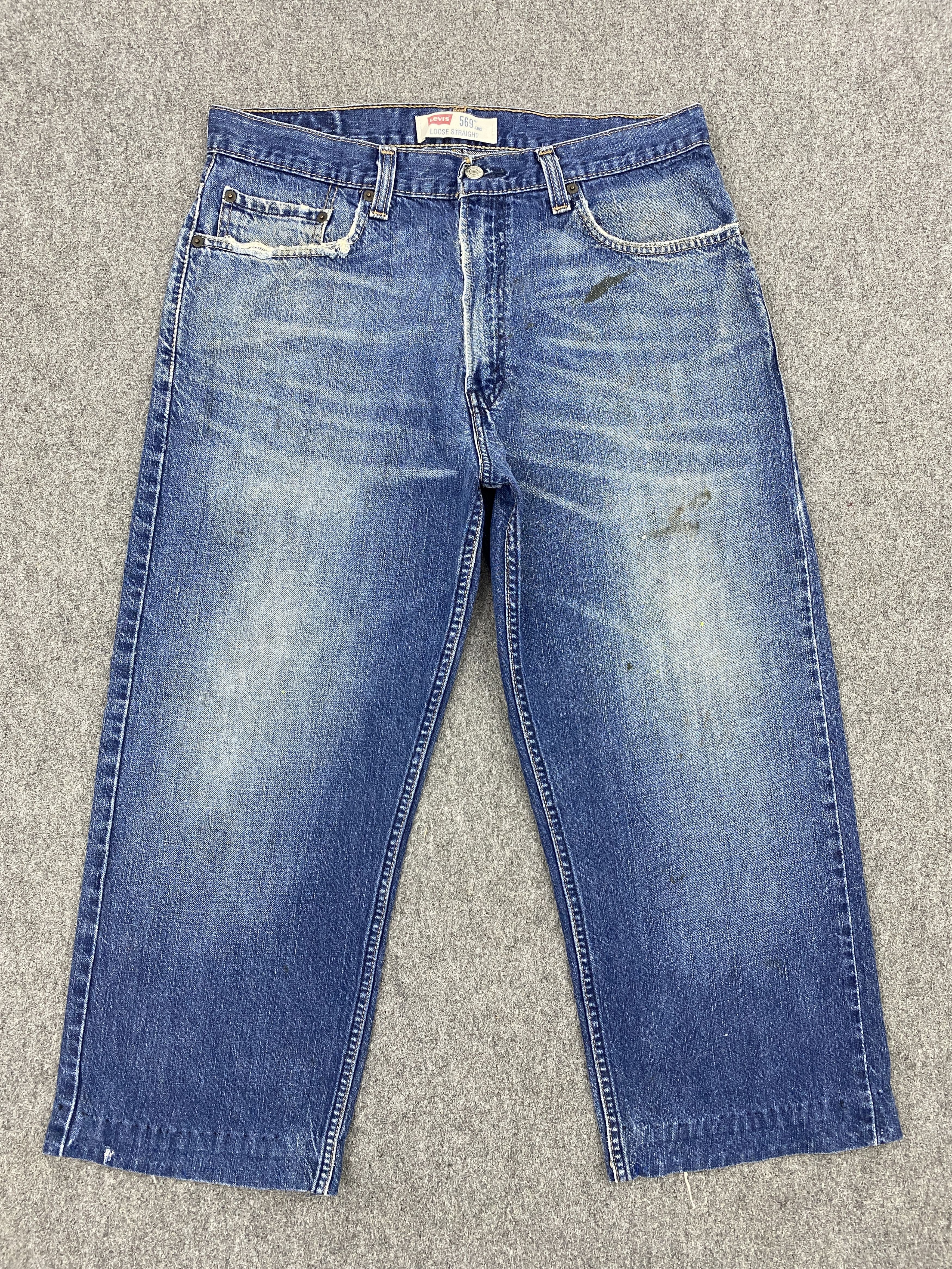 Levi's Faded Blue Vintage Levis 569 Jeans DP2623 Size US 33 - 1 Thumbnail