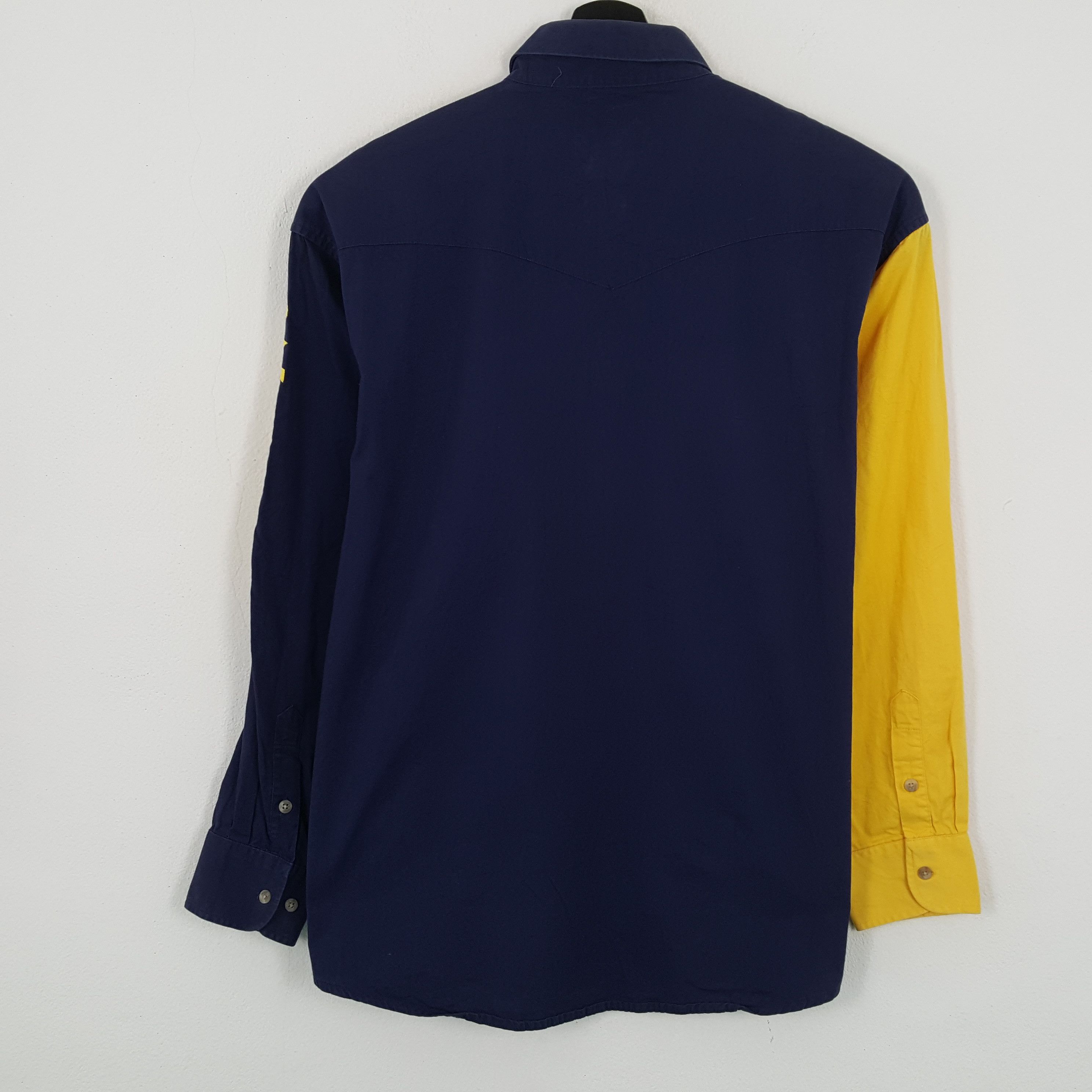 Vintage × Wrangler WRANGLER Fashion Rare Design American Classic Style Shirt Size US XXL / EU 58 / 5 - 3 Thumbnail