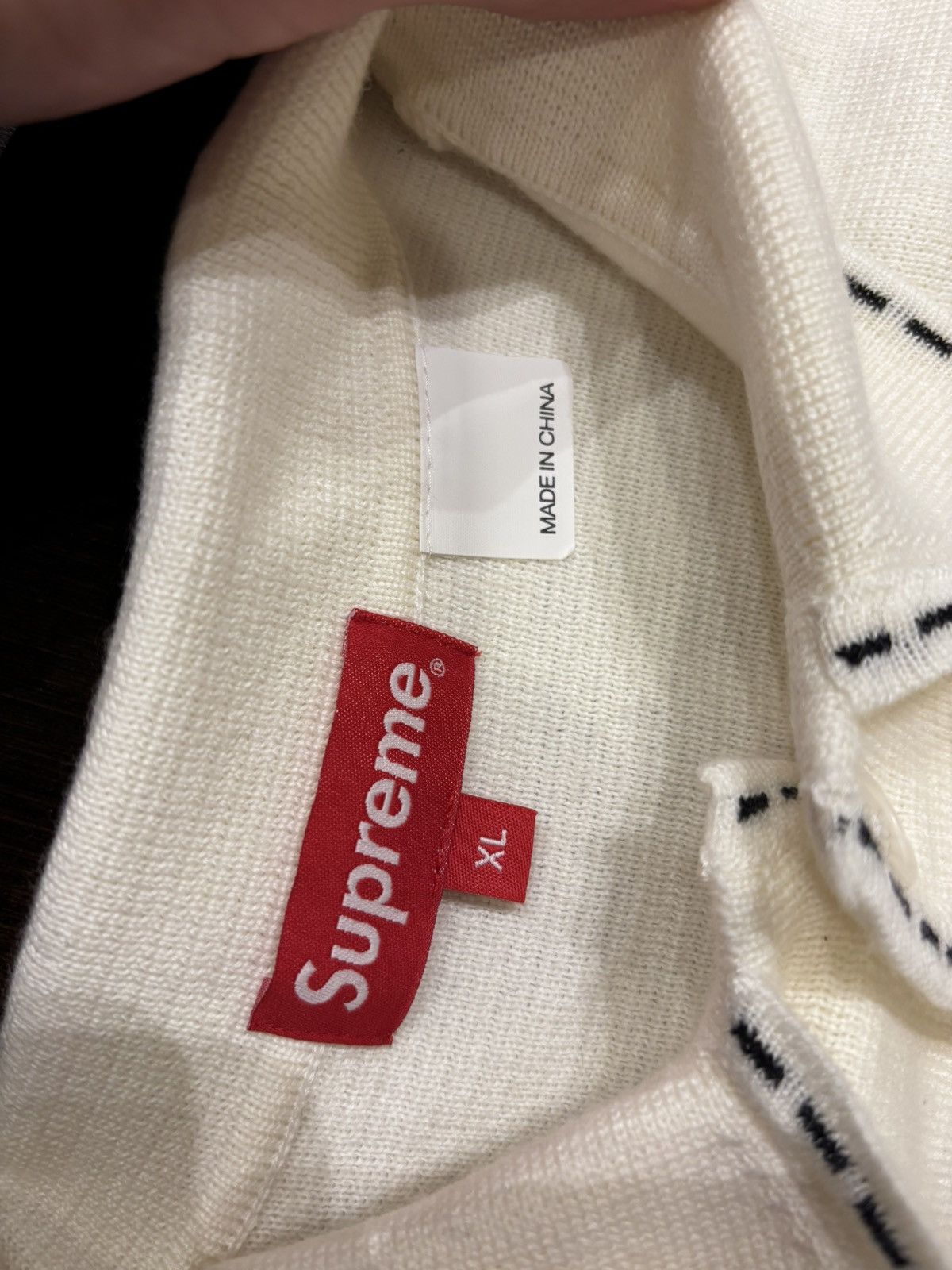 Supreme Supreme Knit Button Up Size US XL / EU 56 / 4 - 3 Thumbnail
