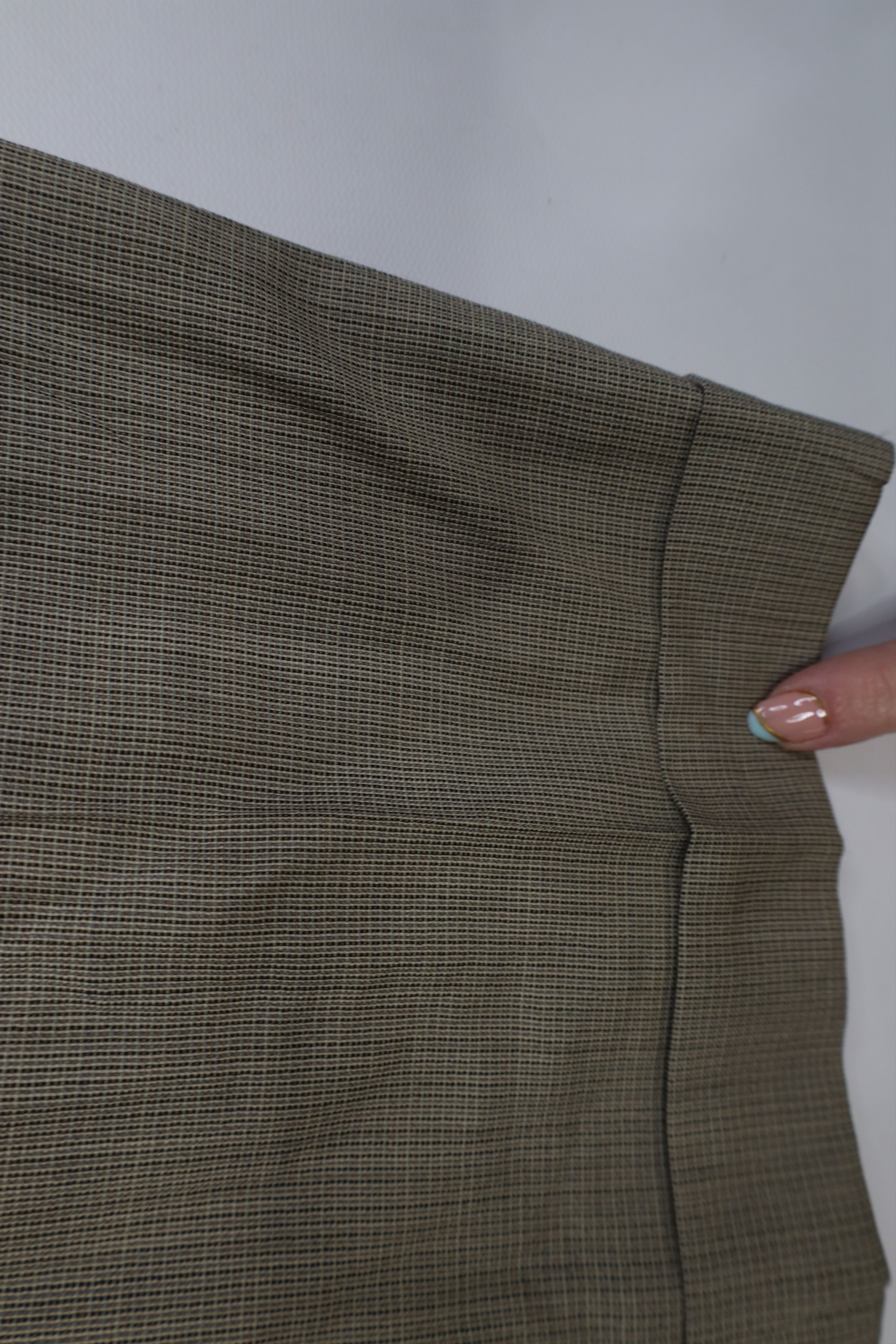 Lands' End Vintage 90s Lands End Cuffed Wide Leg Chino Pants Plaid USA Size US 34 / EU 50 - 5 Thumbnail