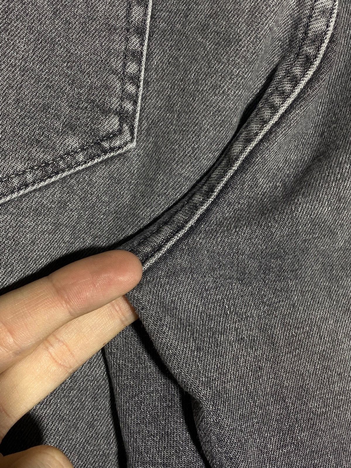 Z Zegna Zegna Washed Gray Denim Slim Fit Jeans Men’s Size 34 Size US 34 / EU 50 - 15 Thumbnail