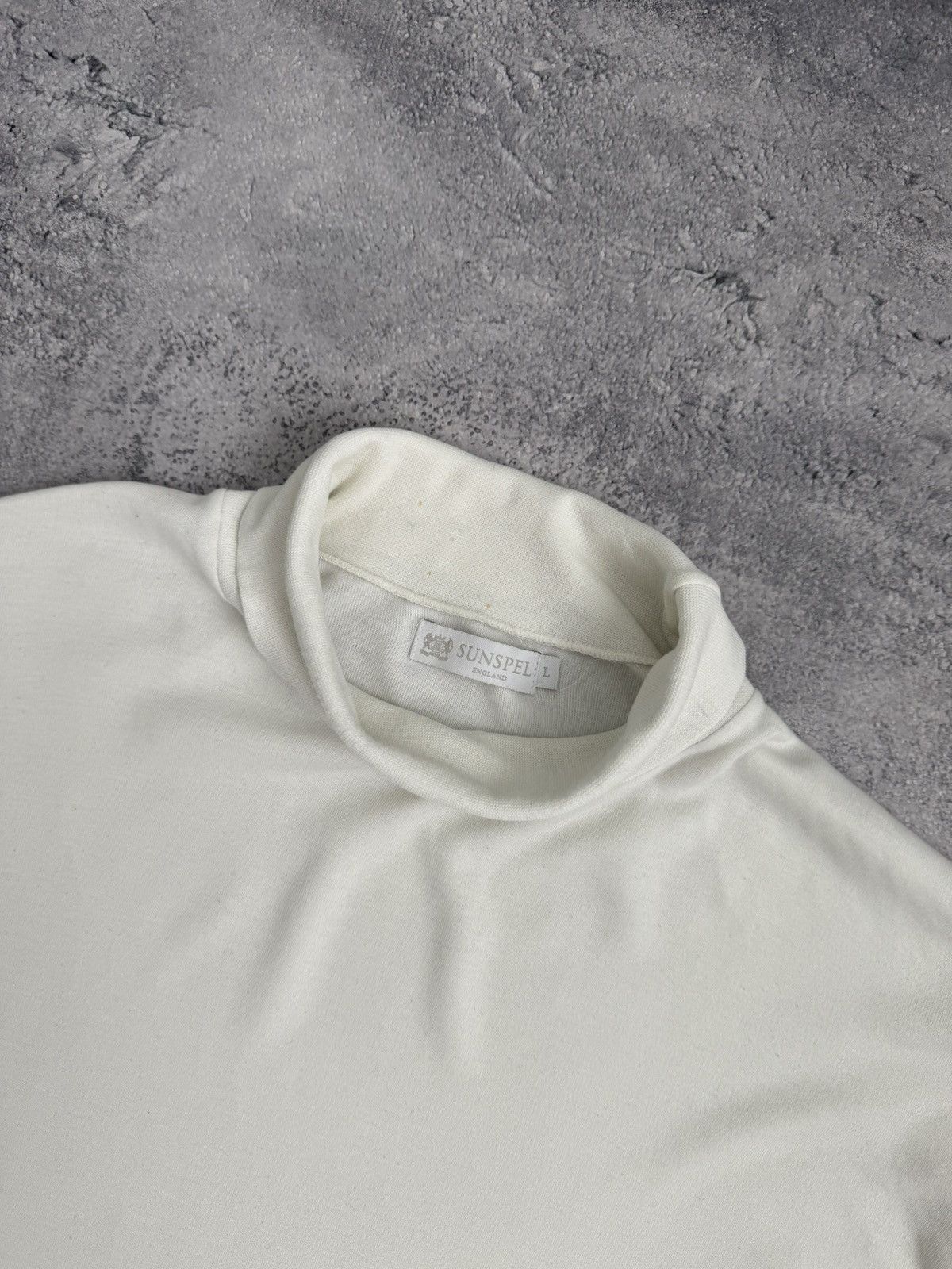 Sunspel Sunspel White Turtleneck Long Sleeve T-Shirt Tee Vintage Y2K Size US L / EU 52-54 / 3 - 10 Thumbnail