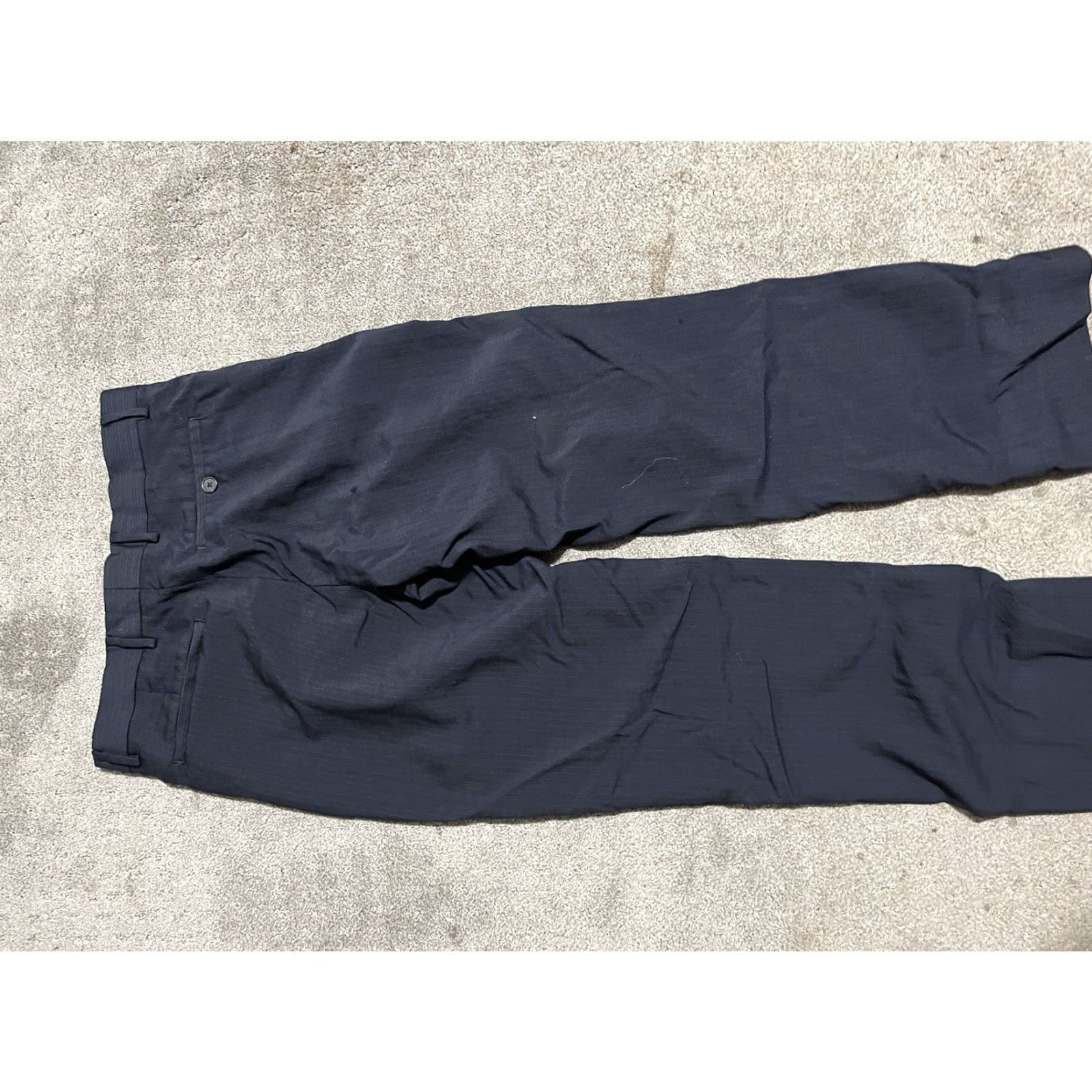 Banana Republic VINTAGE Banana Republic pants Mens Flat Front 29x27 Black Y2K Classic Fit Size US 29 - 3 Thumbnail