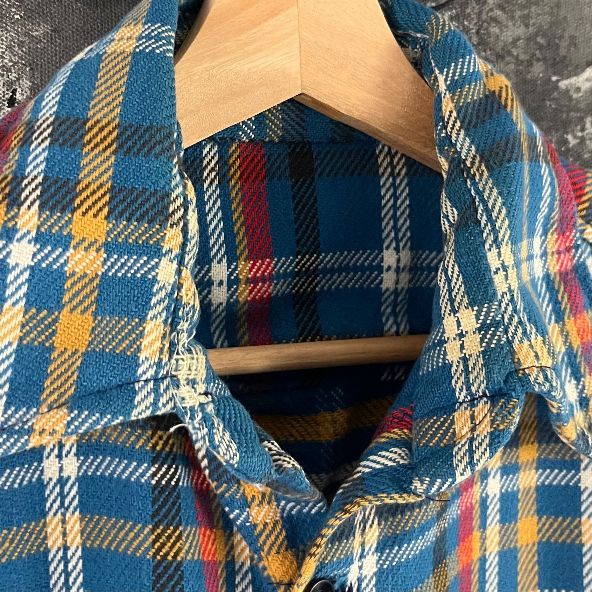 Vintage Vintage 80’s Plaid cotton shirt Size US L / EU 52-54 / 3 - 3 Thumbnail