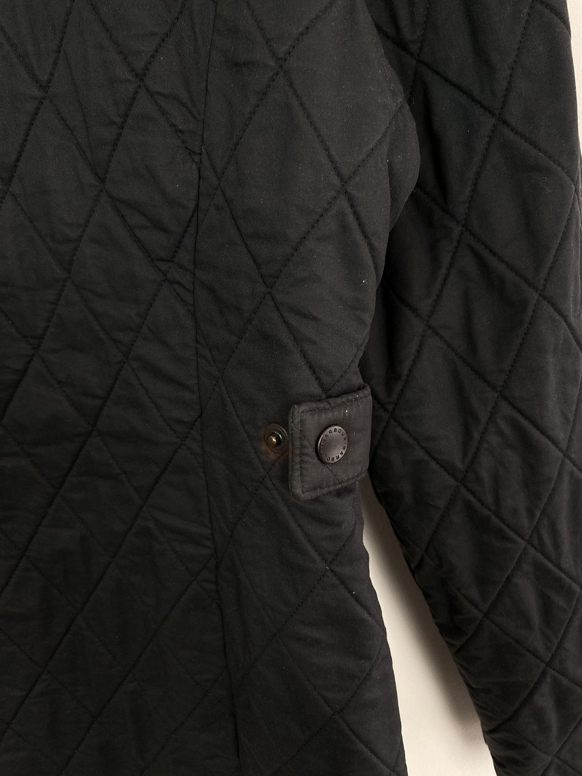 Designer Barbour Soft Duracotton Polarquilt Jacket Padded Size UK12 Size M / US 6-8 / IT 42-44 - 15 Thumbnail