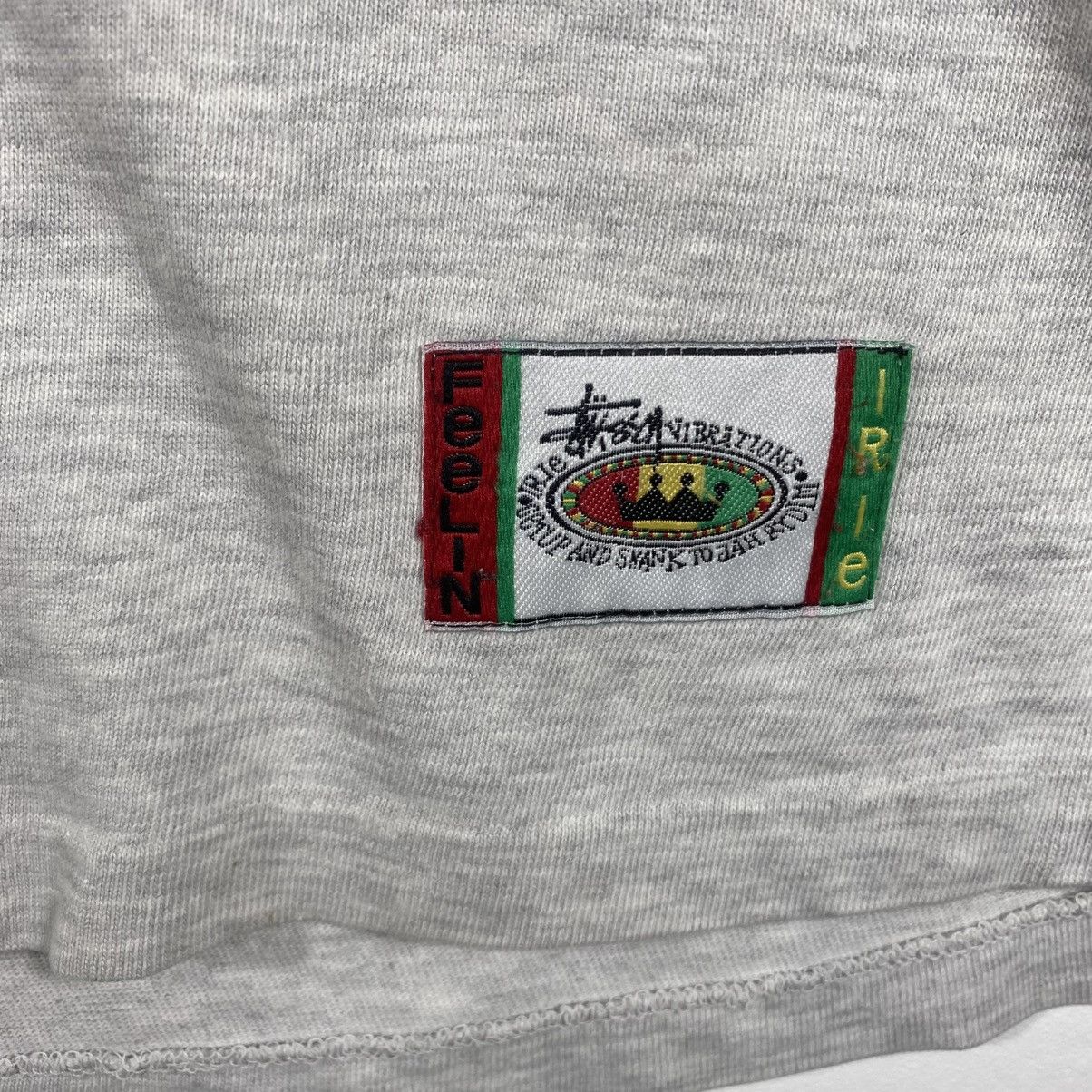 Stussy Vintage 80' 90's STUSSY Irie Vibrations Tee Shirt Size US L / EU 52-54 / 3 - 3 Thumbnail