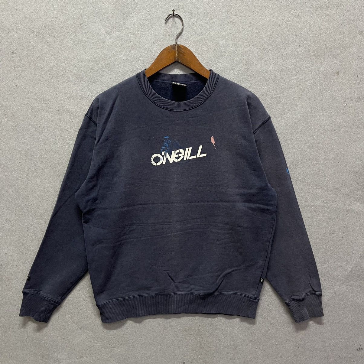 O'Neill O’Neill Graphic Crewneck Sweatshirt – 2000s Era Navy Blue Size US M / EU 48-50 / 2 - 1 Thumbnail