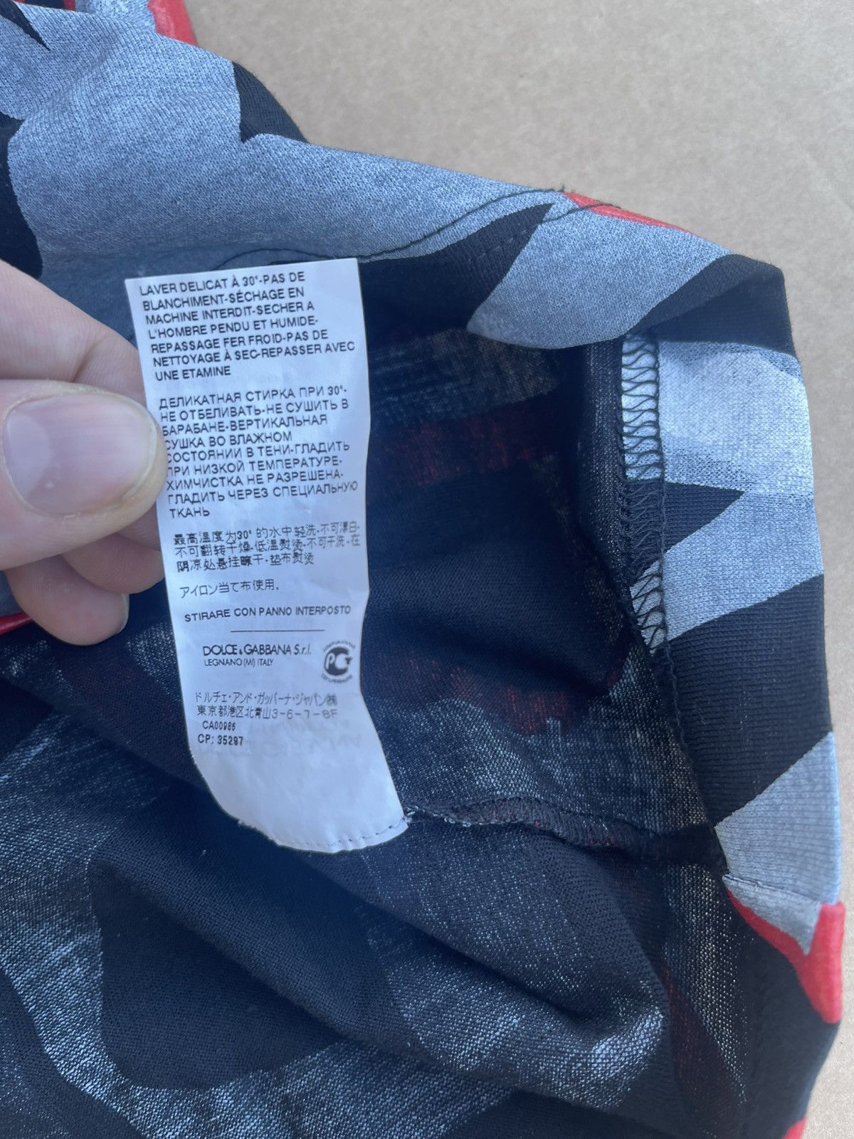 Dolce & Gabbana sz. 54 DOLCE & GABBANA JT-G8JT0T allover print t shirt Size US L / EU 52-54 / 3 - 8 Thumbnail
