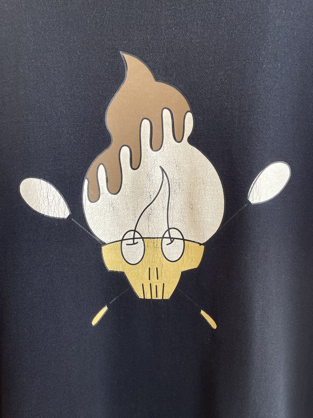 Icecream Skull Logo Sweatshirt Vintage 2000s Billionaire Boys Club Size US XL / EU 56 / 4 - 4 Thumbnail